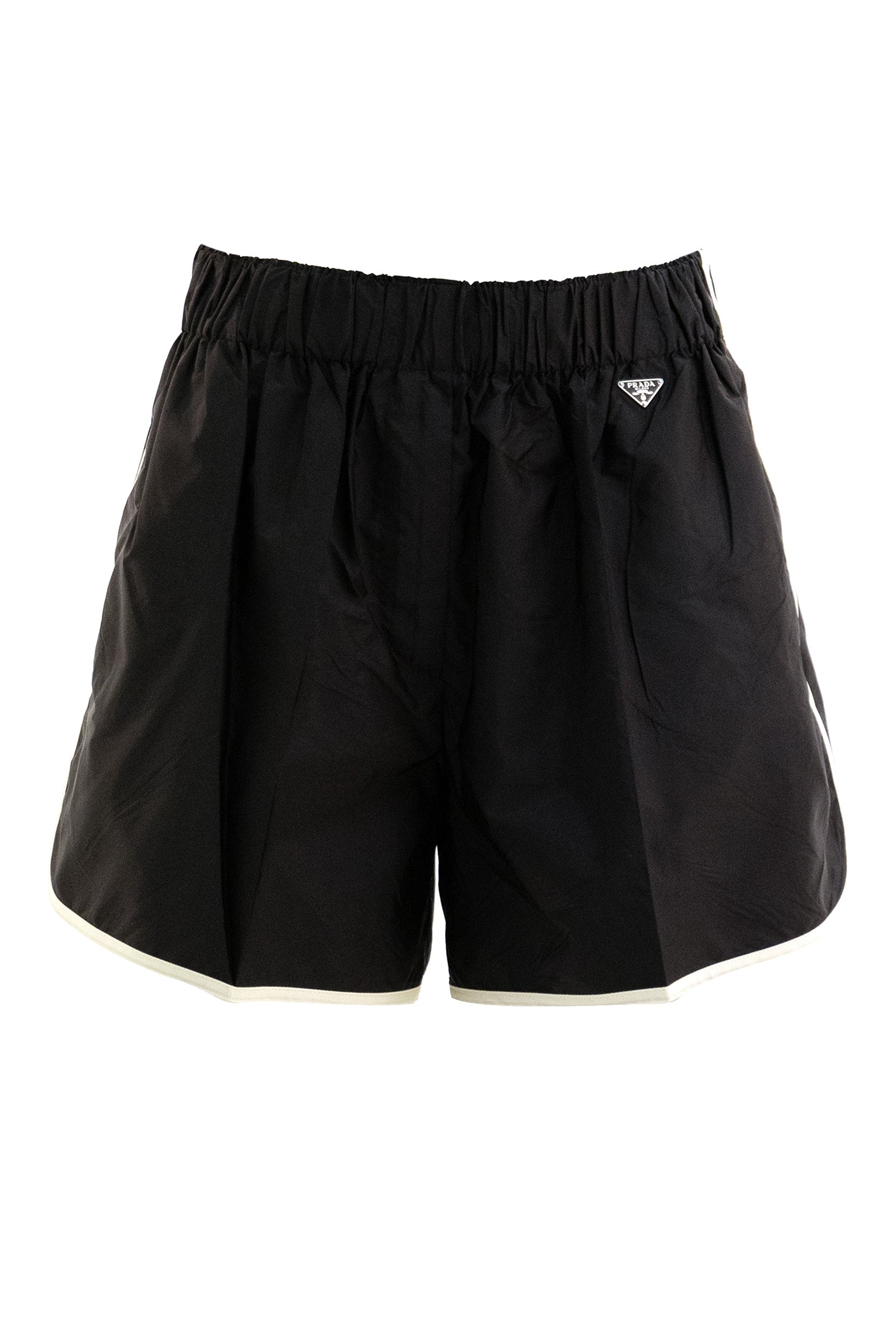 Shorts in Re-Nylon di colore nero<BR/> 22H941 S OOO 1WQ9 F0Q1I PRADA 
