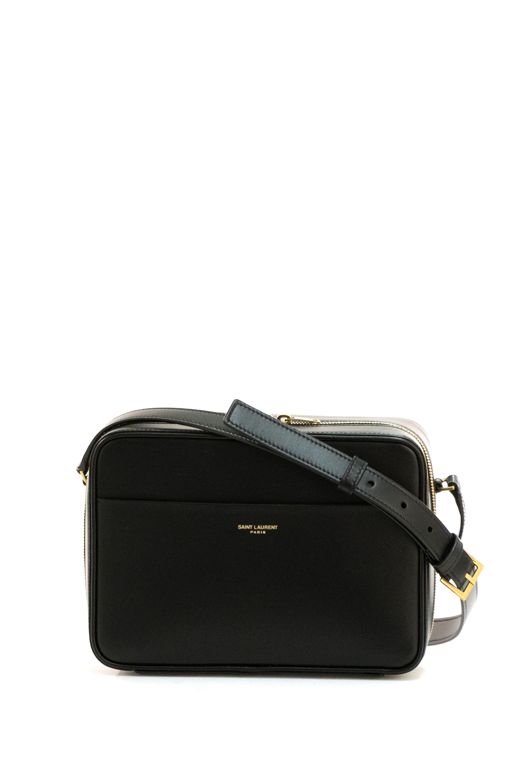 Camera Bag in Pelle Liscia<BR/> 837819 2R20W 1000 SAINT LAURENT 