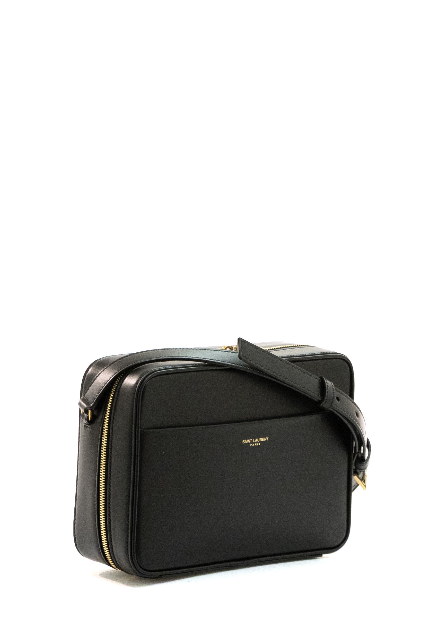 Camera Bag in Pelle Liscia<BR/> 837819 2R20W 1000 SAINT LAURENT 
