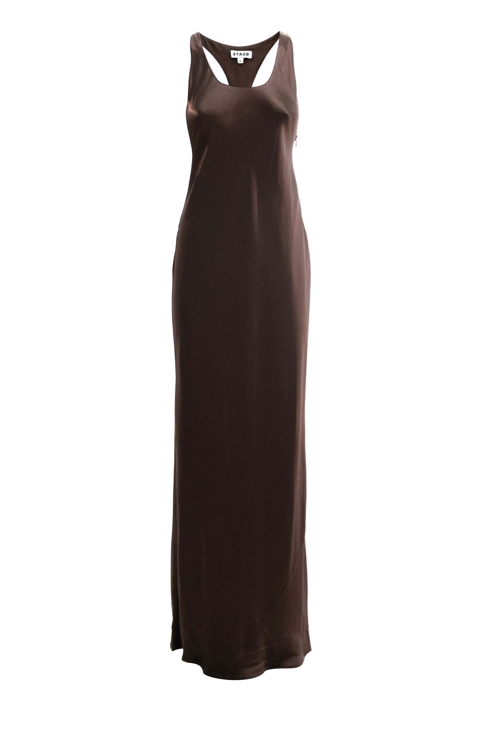 Abito Juanita in Raso<BR/> R26S2147SA EART STAUD 