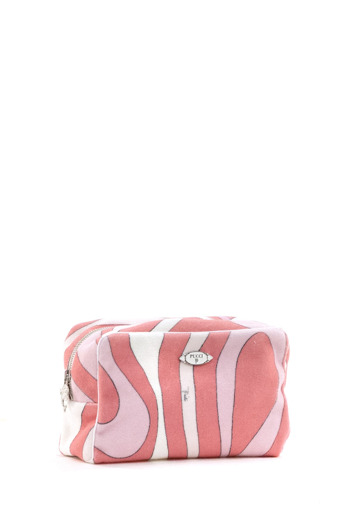 EMILIO PUCCI Trousse in Spugna di Cotone con Stampa Iride, Rosa, vista 2