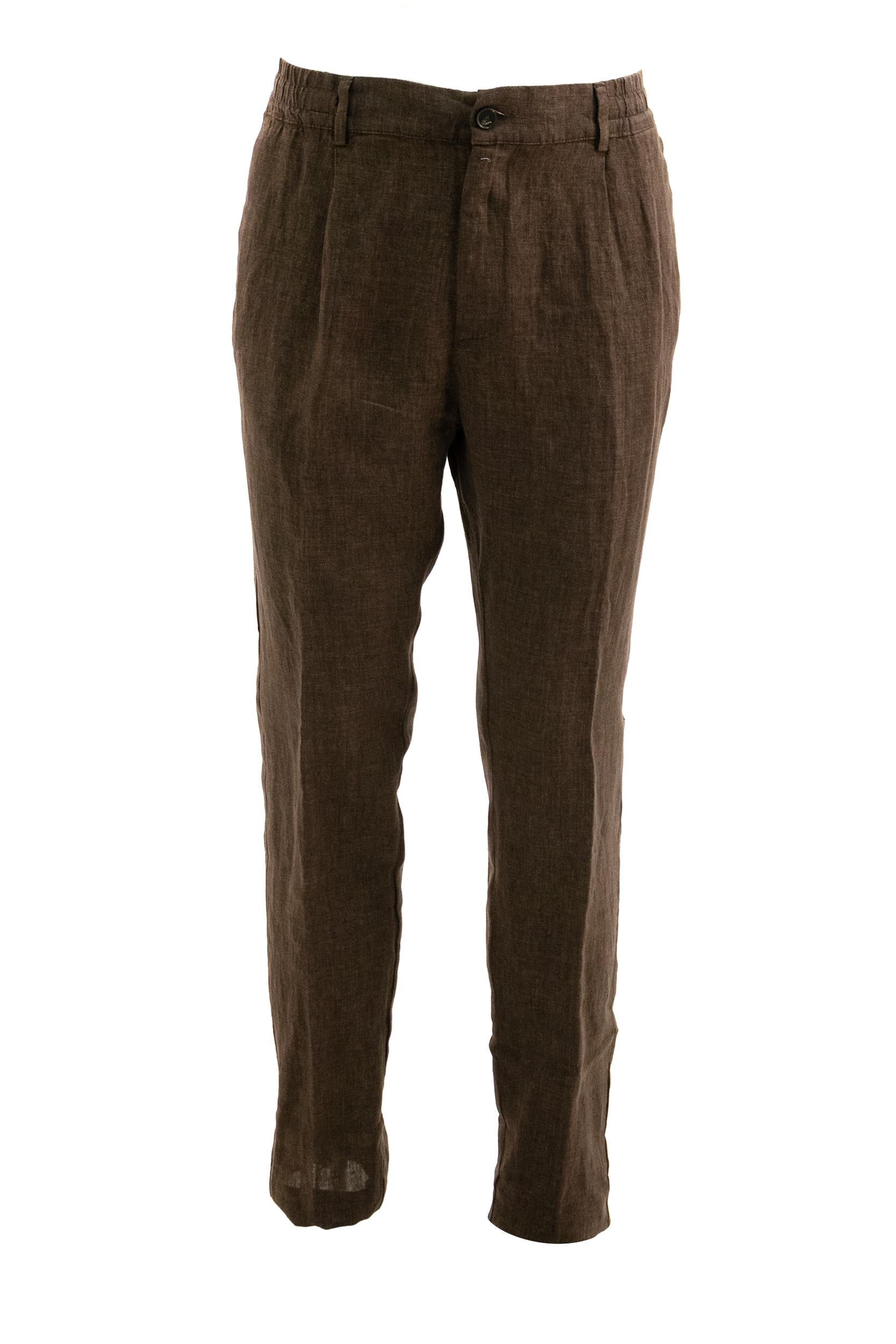Pantaloni Mitte in Lana Tecnica<BR/> S.M04.MITTE 1712 144 CRUNA 
