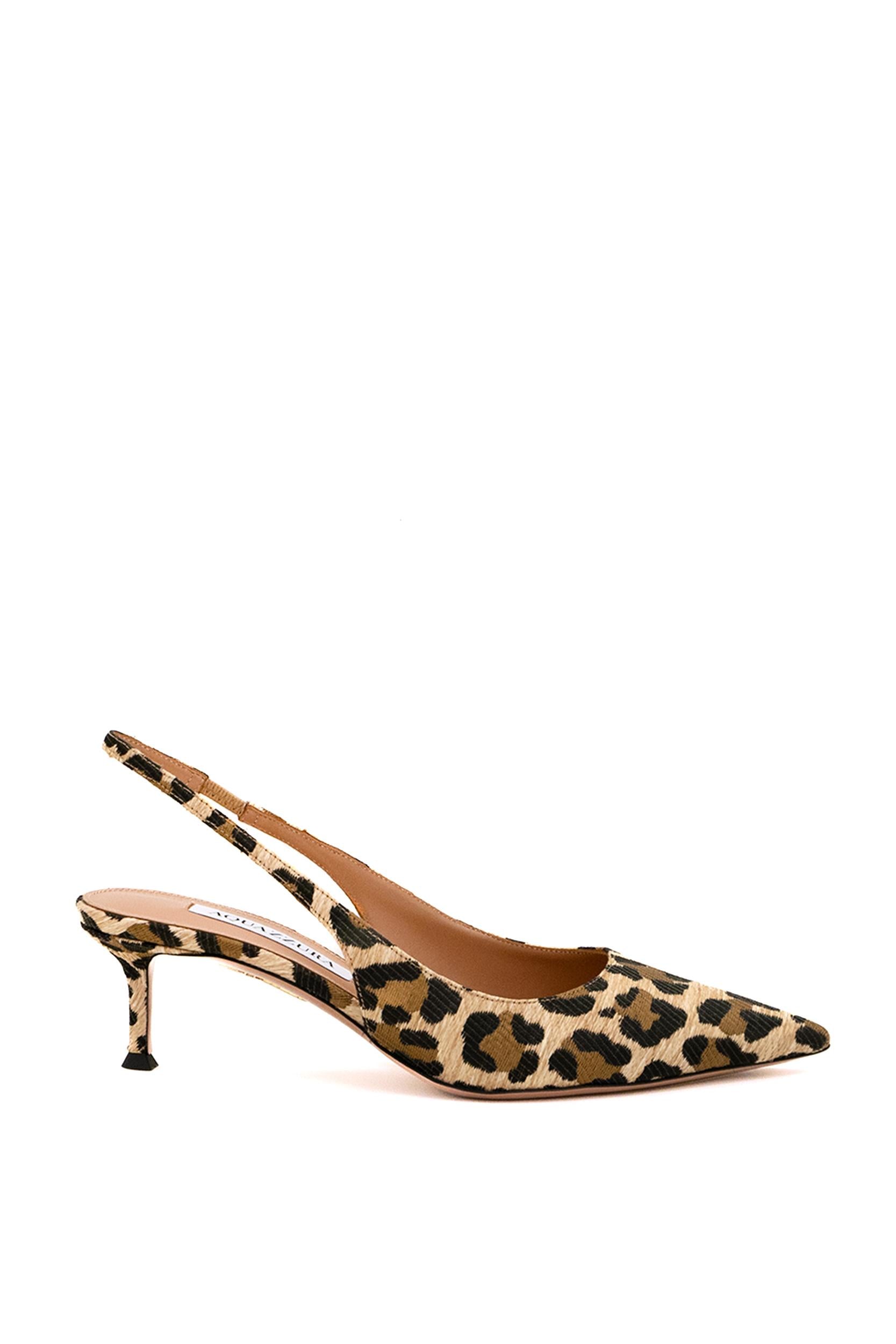 Slingback New Purist<BR/> PURMIDL1-LRF-NAT NATURAL AQUAZZURA 