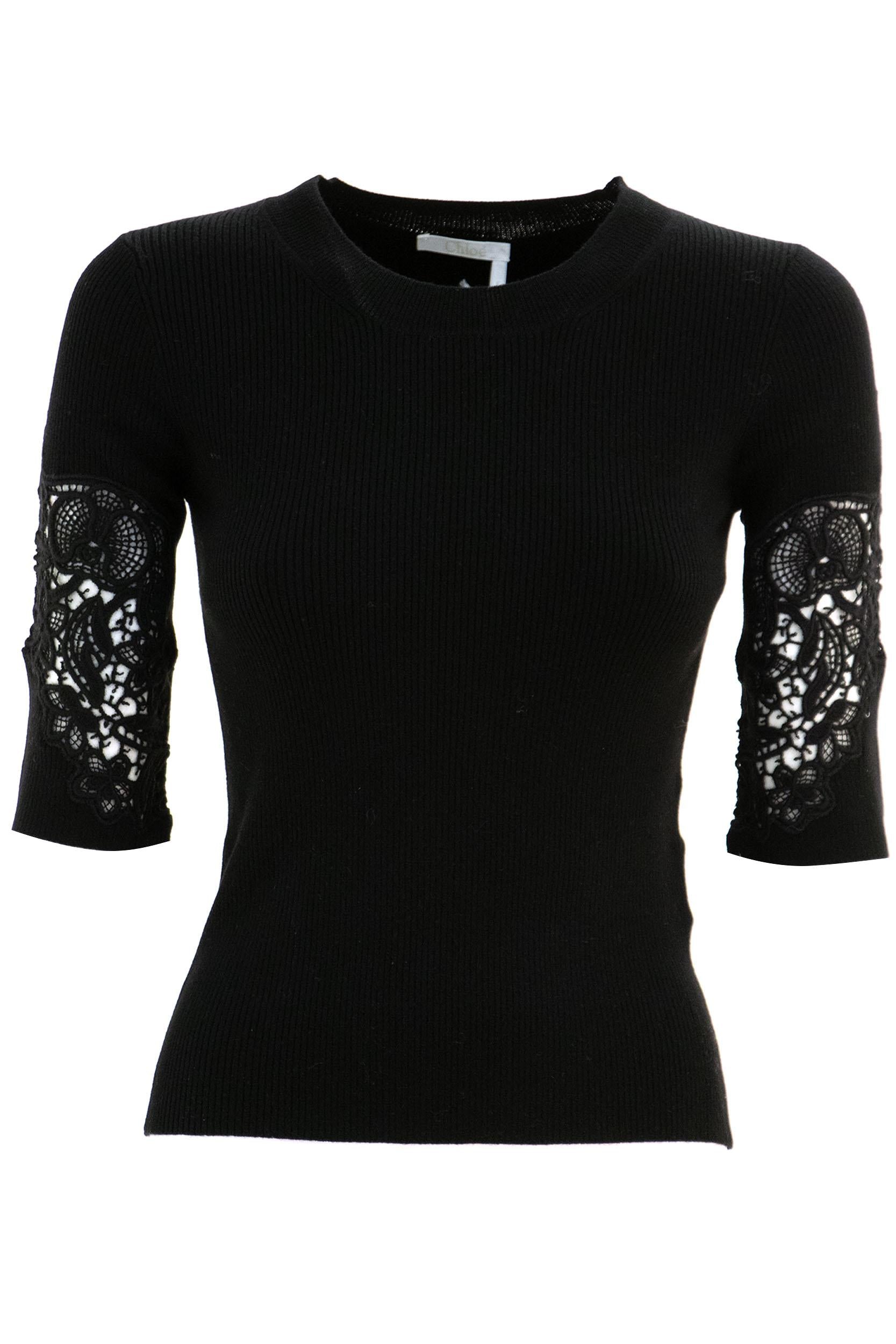 Pullover <BR/> C24SMP33550 001 CHLOE' 