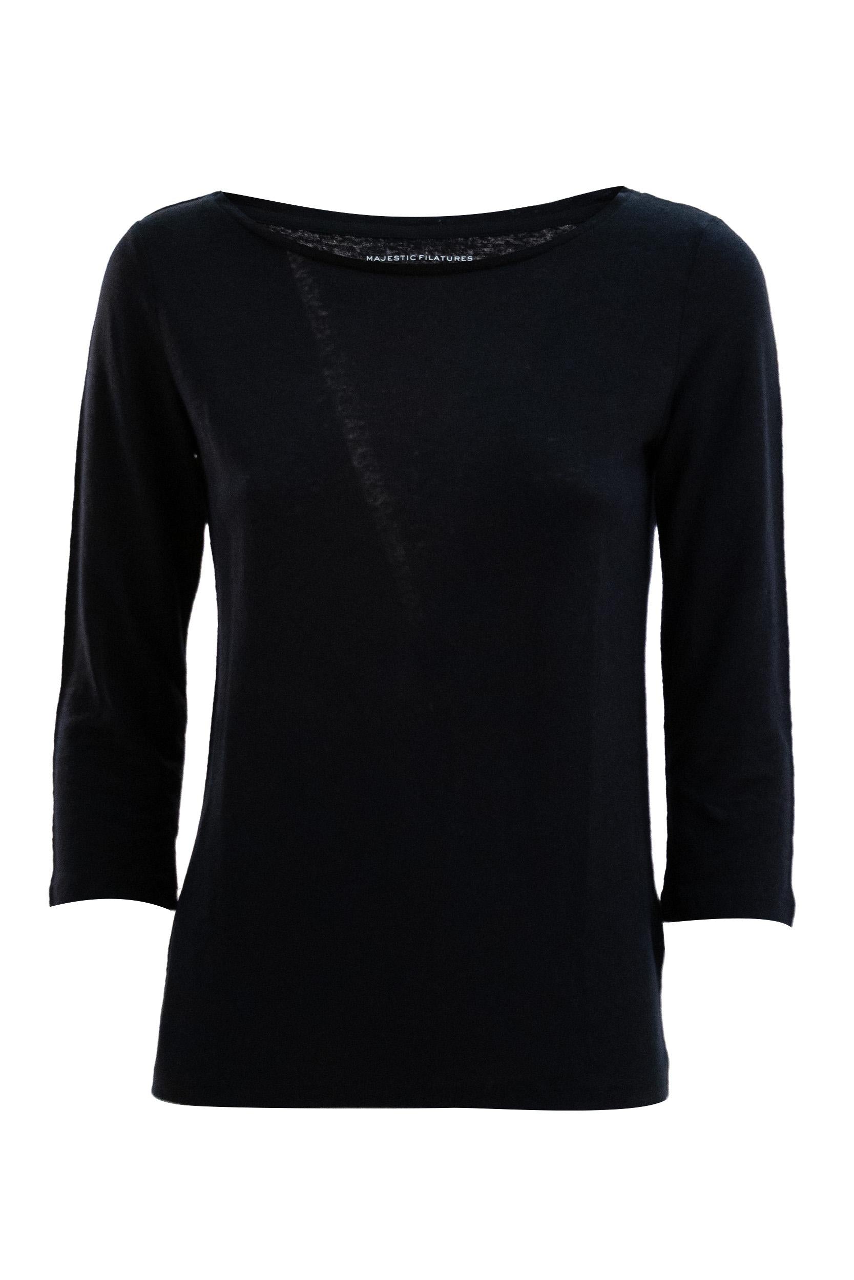 T-shirt<BR/> E25M011-FTS398 003 MAJESTIC 