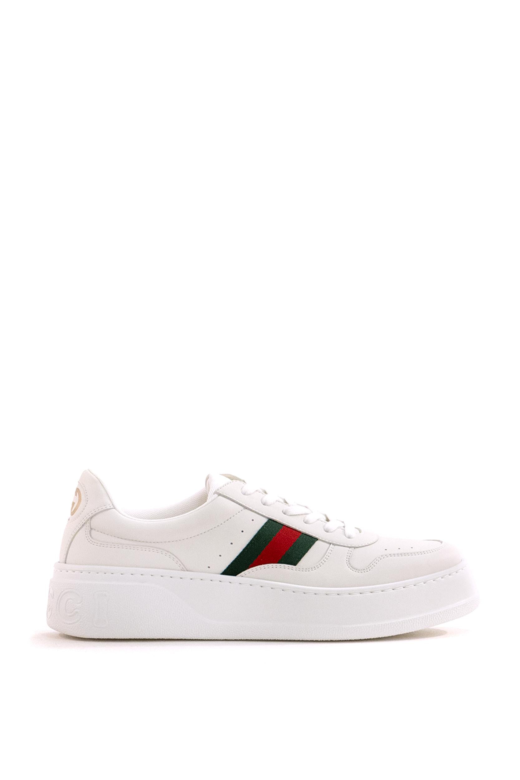 Sneakers in pelle di colore bianco<BR/> 848317 UPG40 9064 GUCCI 