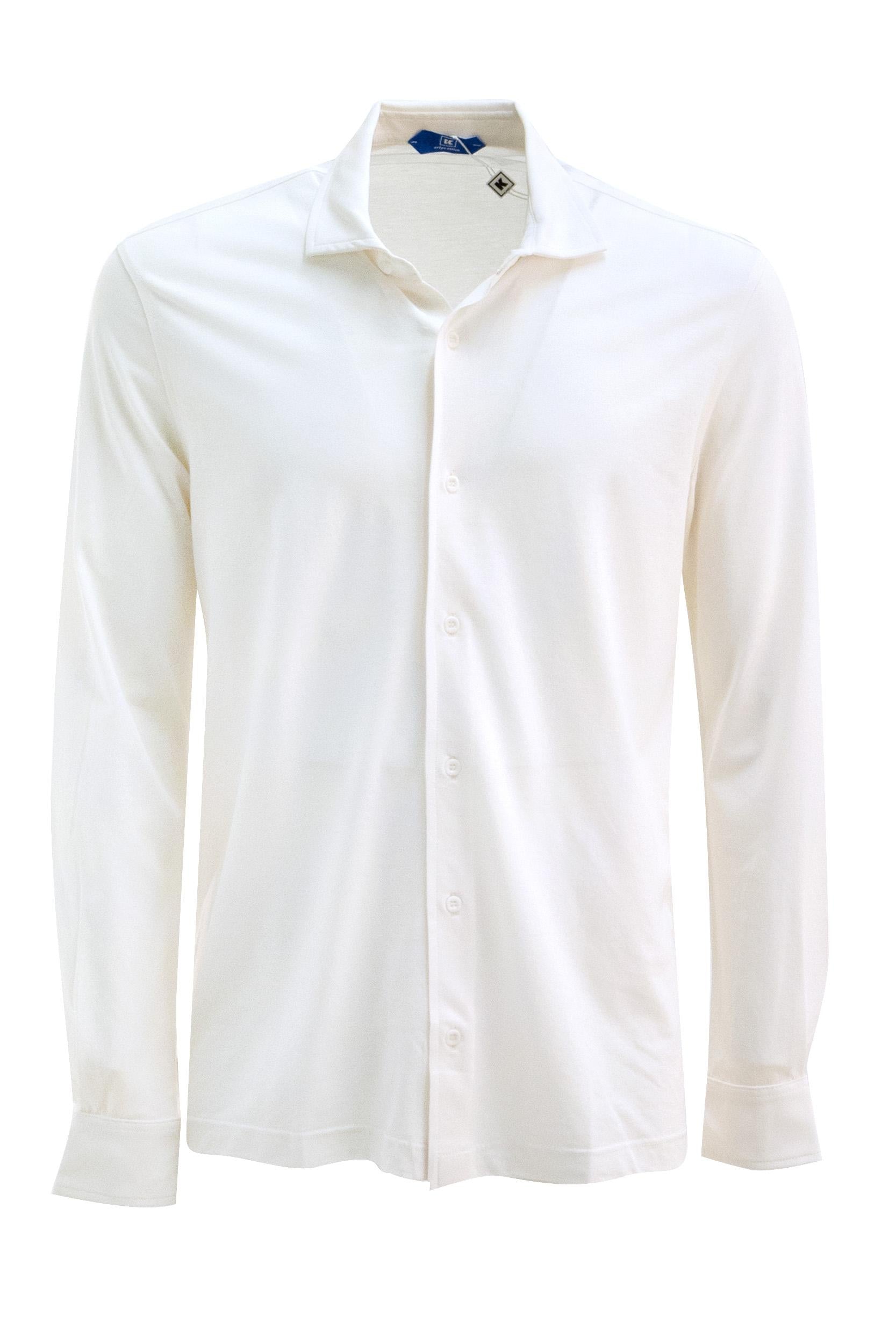 Camicia in cotone di colore bianco<BR/> WCAPRIL W8321001 00A KIred 