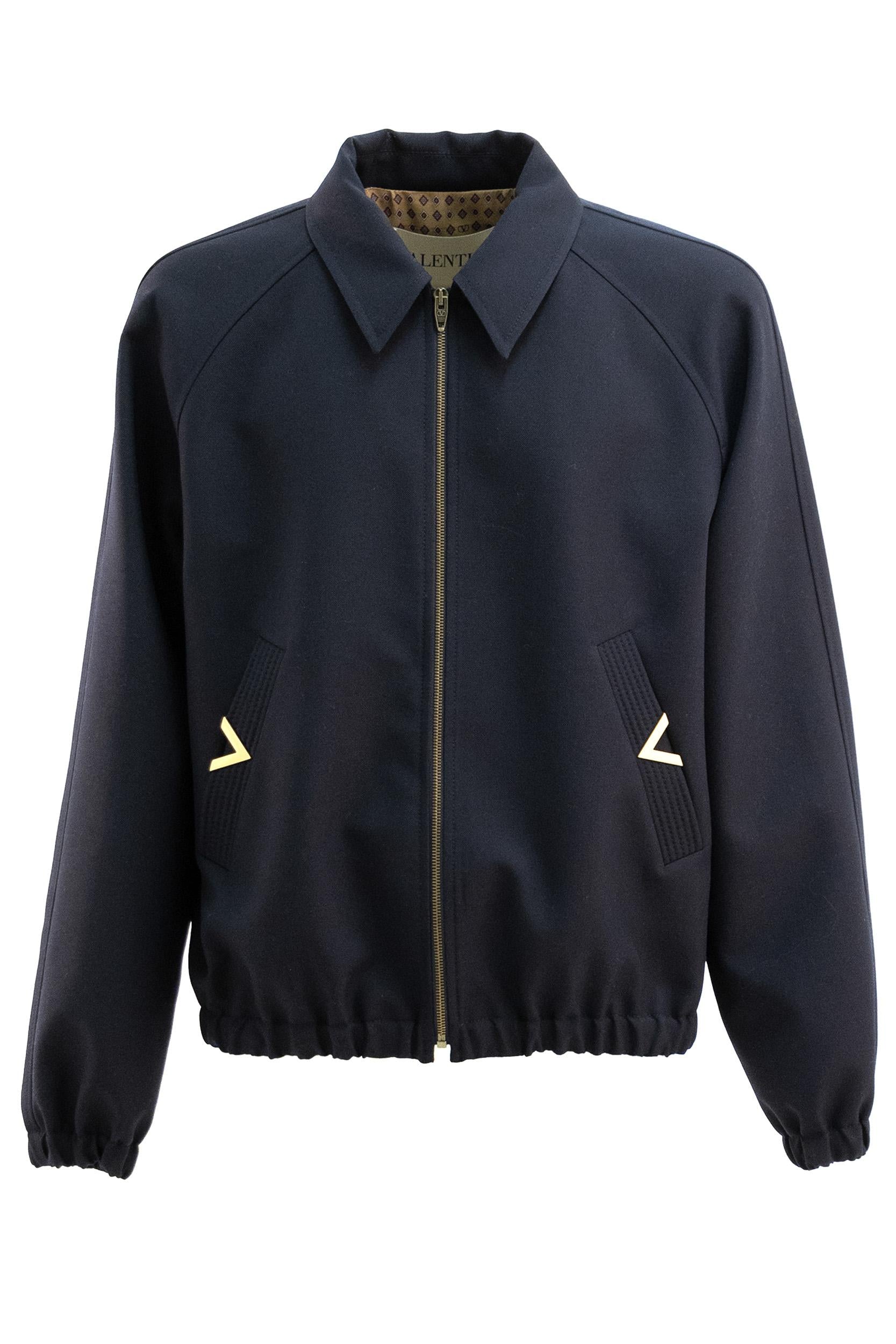 Blouson in Misto Lana<BR/> 8V3CIP79AWA 598 VALENTINO GARAVANI 