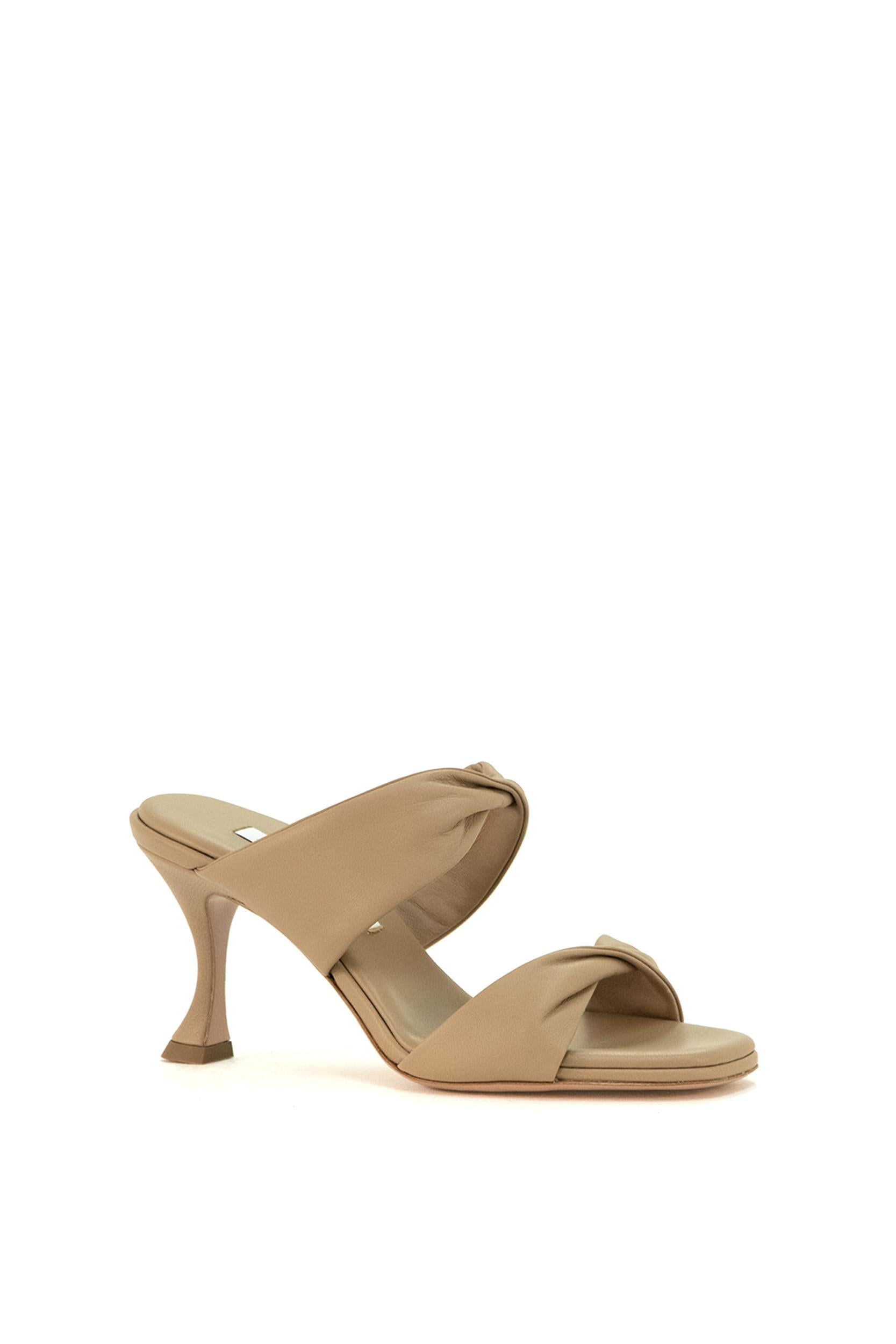 Mule<BR/> TWIMIDS0-NAP-NND NEW NUDE AQUAZZURA 