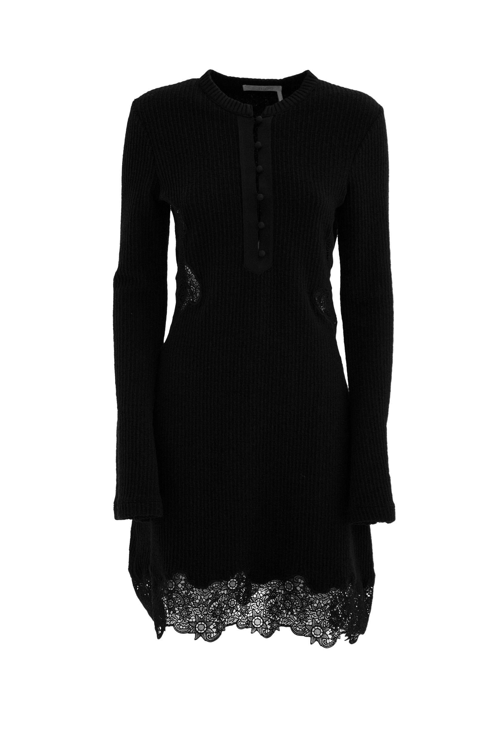CHLOE Abito in Maglia a Coste<BR/> C23SRO61083 001 CHLOE' 