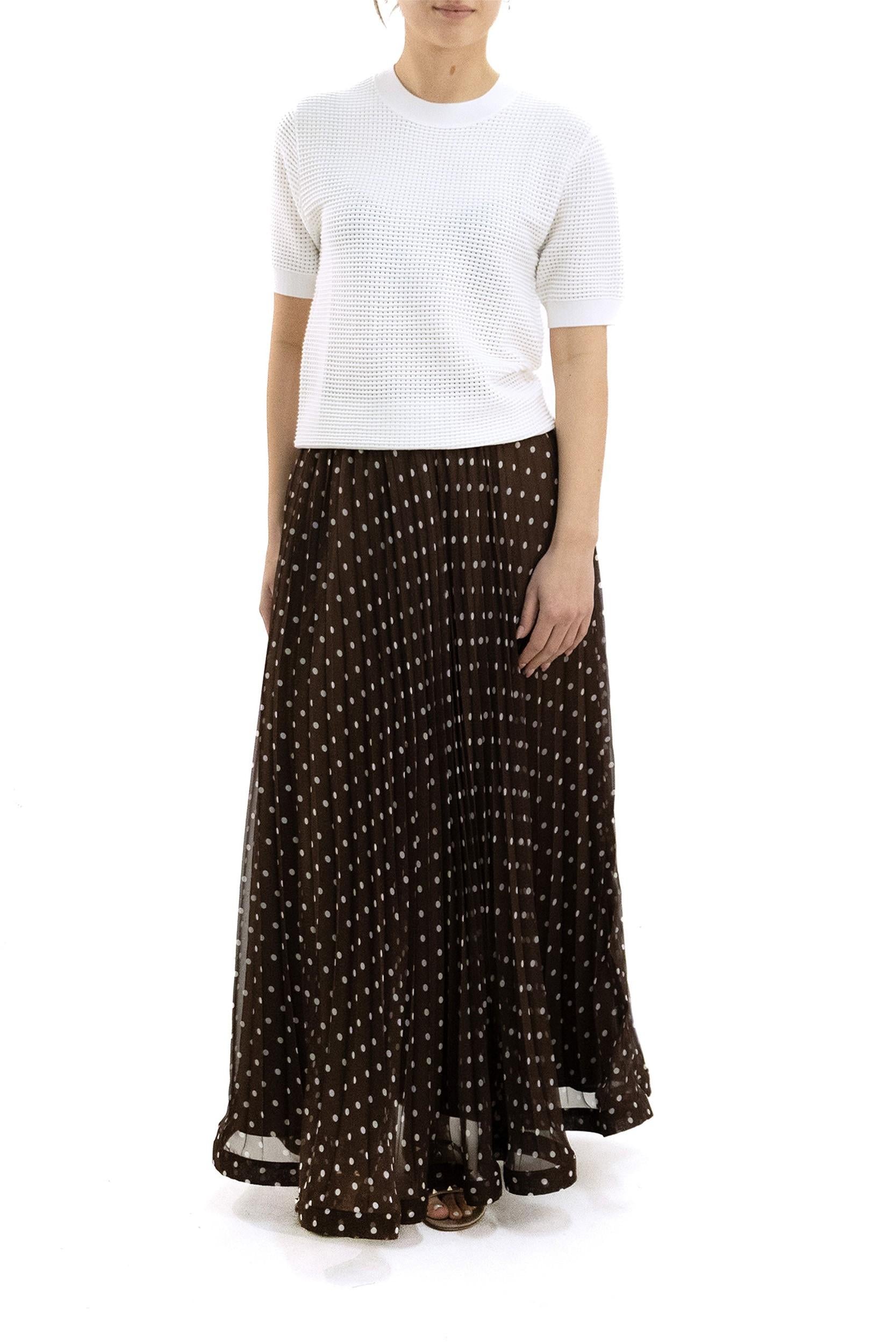 T-shirt a nido d'ape di colore bianco<BR/> RENFIELD-D540939 002 P.A.R.O.S.H. 