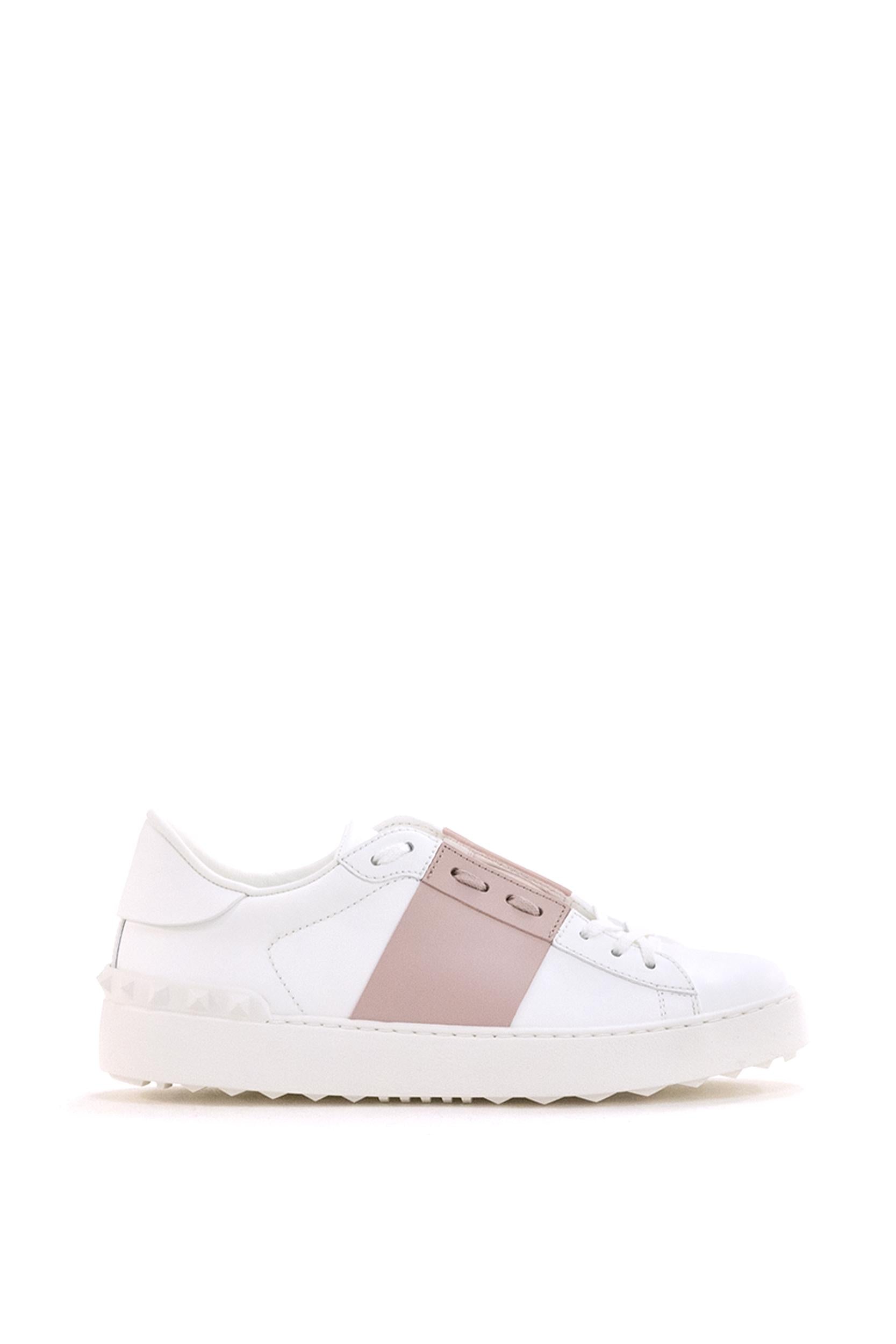 Sneaker Open in Pelle<BR/> 8W2S0781BLU 834 VALENTINO GARAVANI 