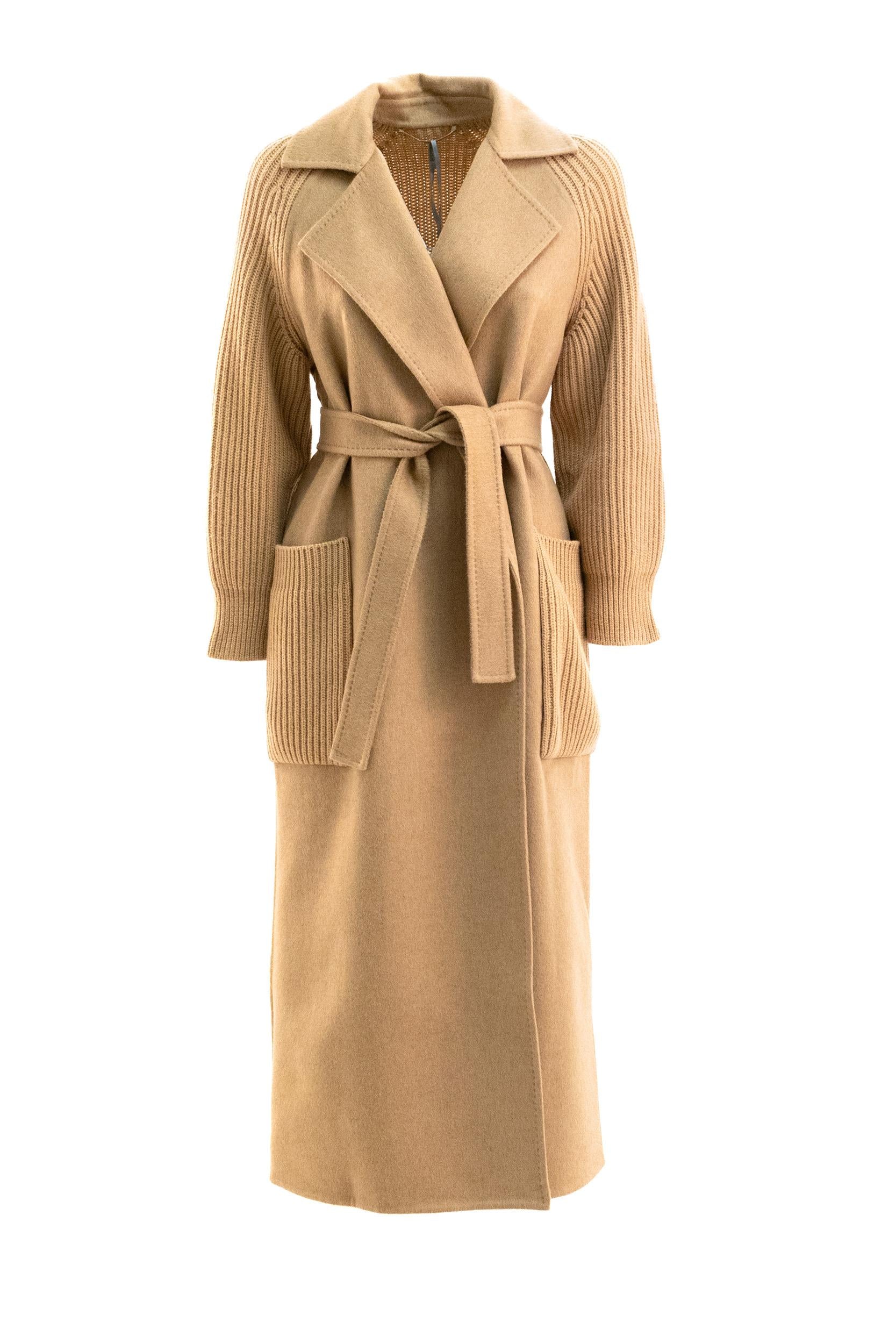 Cappotto Berard in cammello color naturale<BR/> BERARD1234 001 MAX MARA 