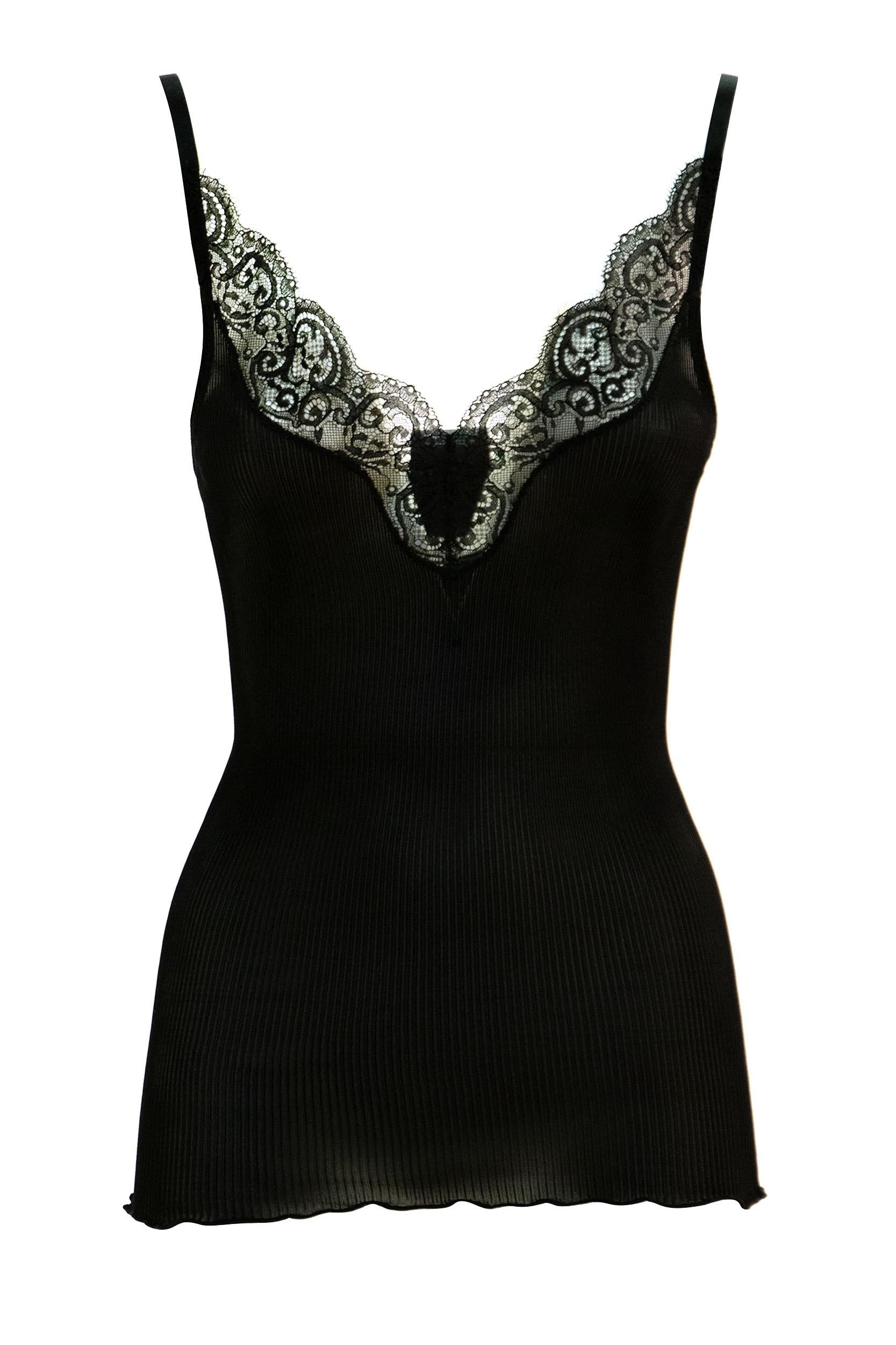 Canotta con Pizzo<BR/> 796843 Y37SM 1000 SAINT LAURENT 