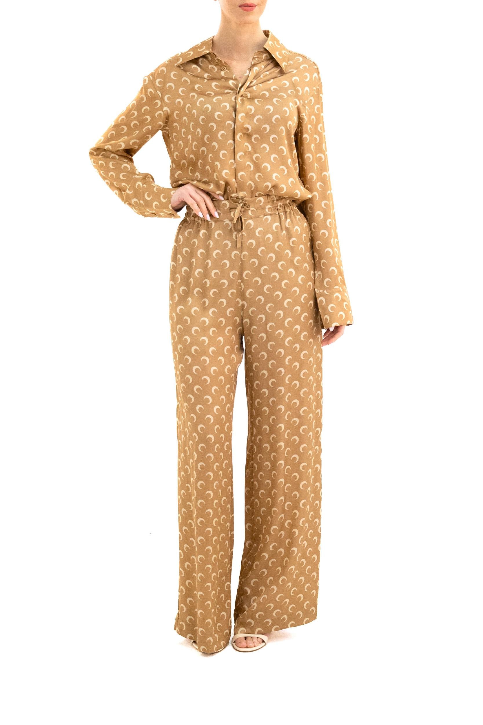 Pantaloni<BR/> UPA058A CWOV0059 BG70 MARINE SERRE 
