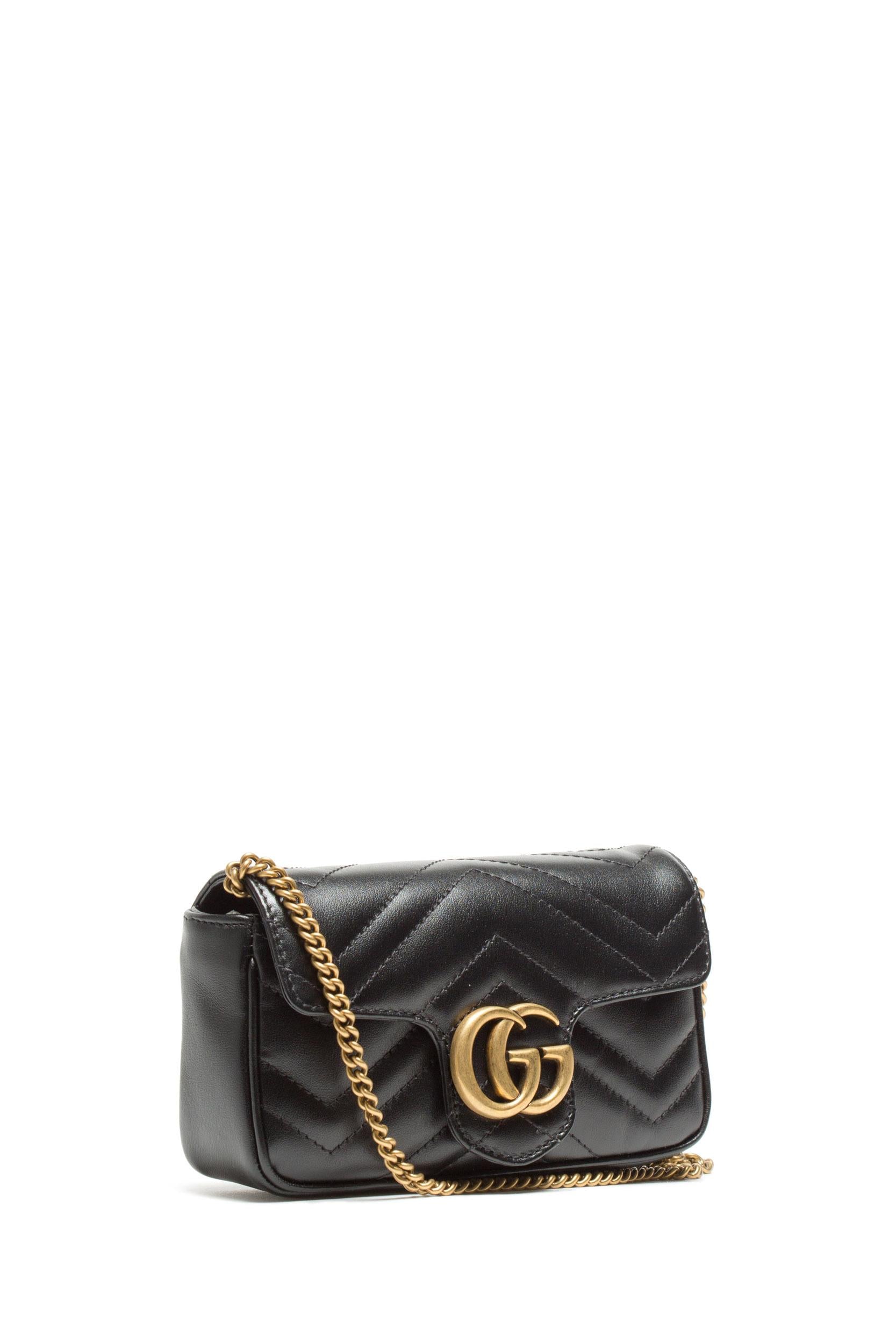Mini Borsa GG Marmont in Pelle Matelassé 476433 DTDCT 1000 GUCCI 
