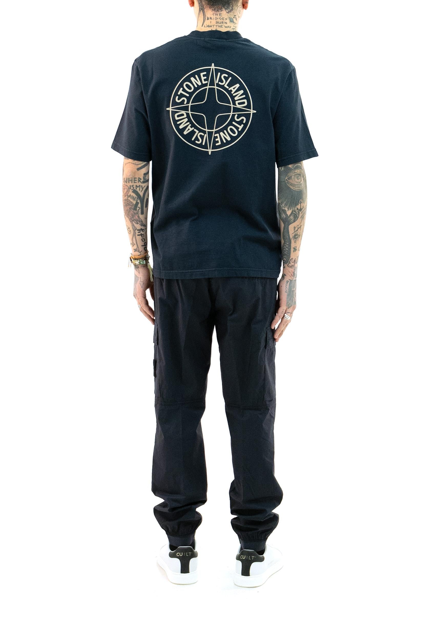 T-shirt in Jersey di Cotone<BR/> L1S152100001 S0284 V0020 STONE ISLAND