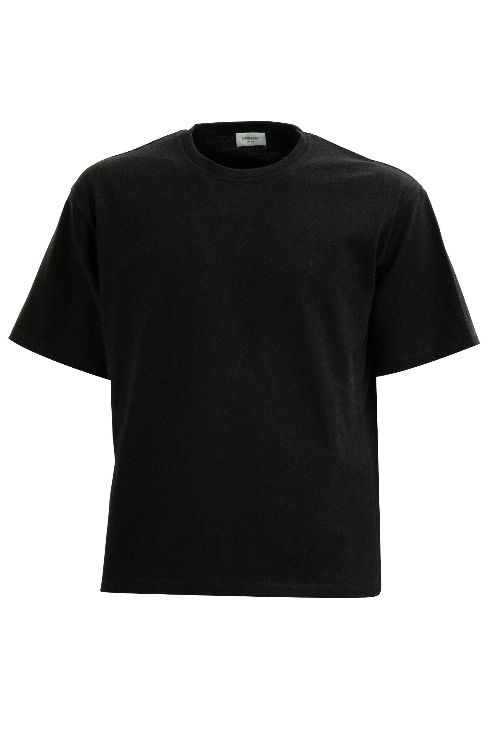 T-shirt Oversize Cassandre in Cotone<BR/> 862769 Y38AK 1000 SAINT LAURENT 