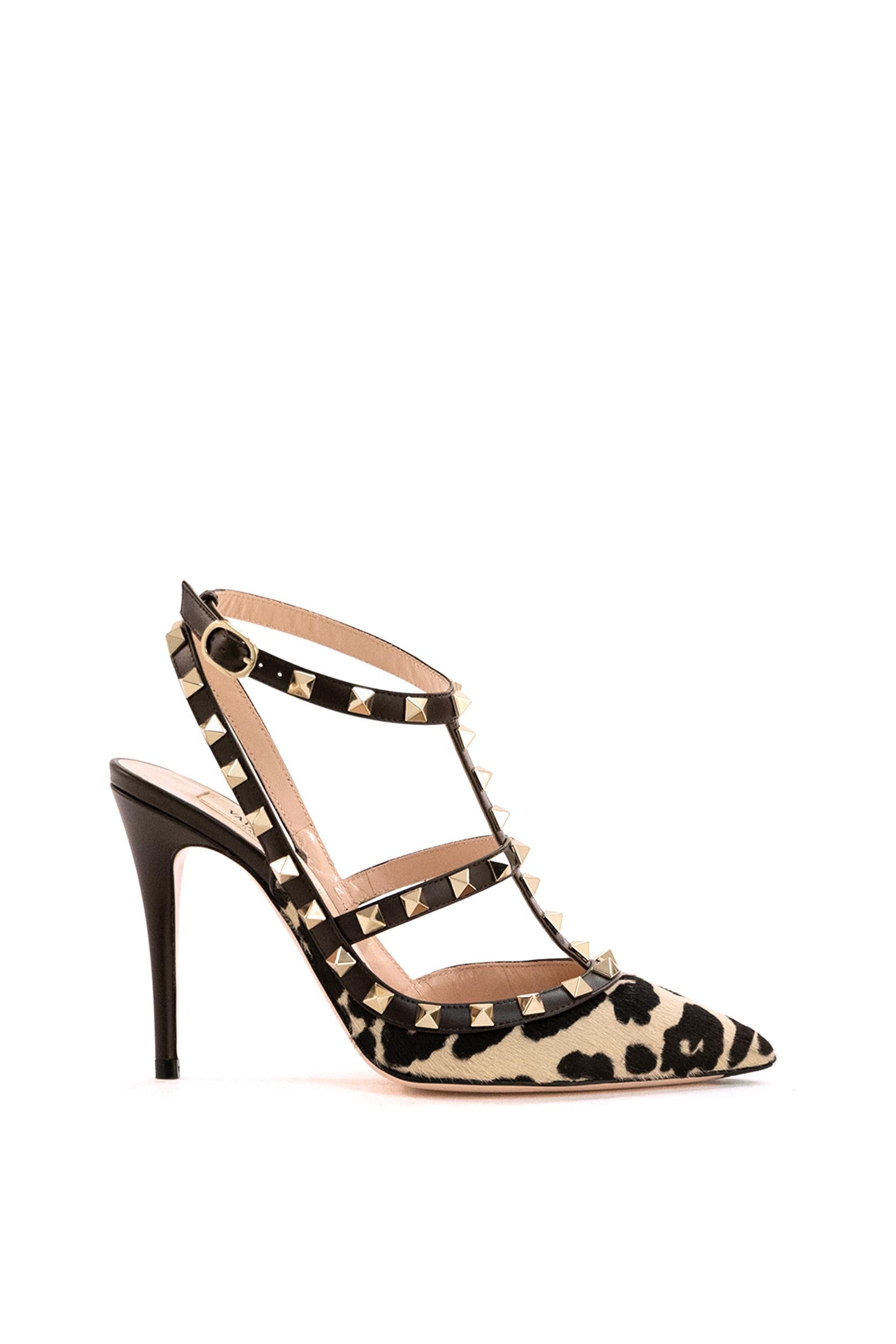 Décolleté Rockstud Animalier<BR/> 7W2S0393AMX BNB VALENTINO GARAVANI 