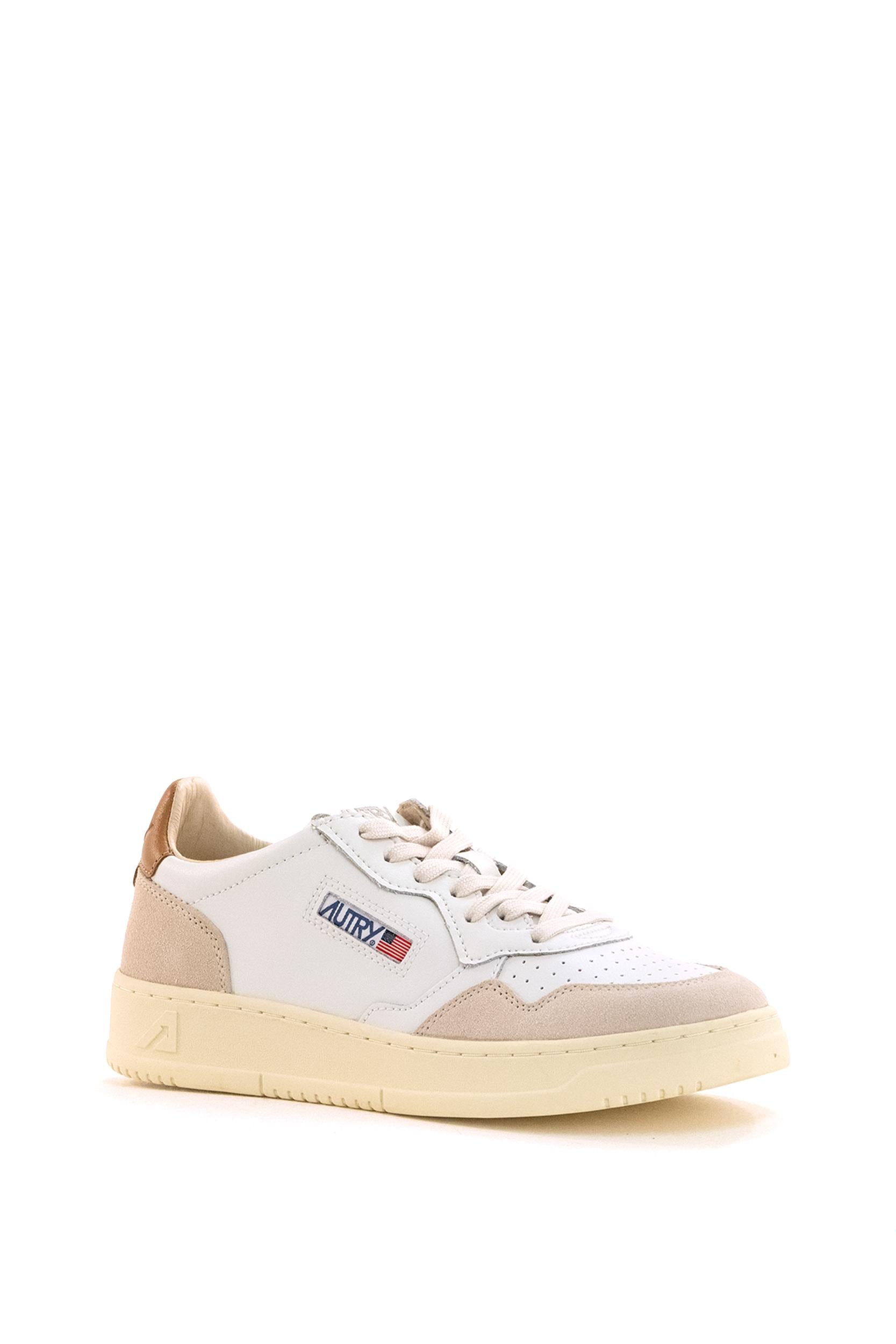 Sneakers Medalist<BR/> AULM LS02 WHT/BRNSUG AUTRY 