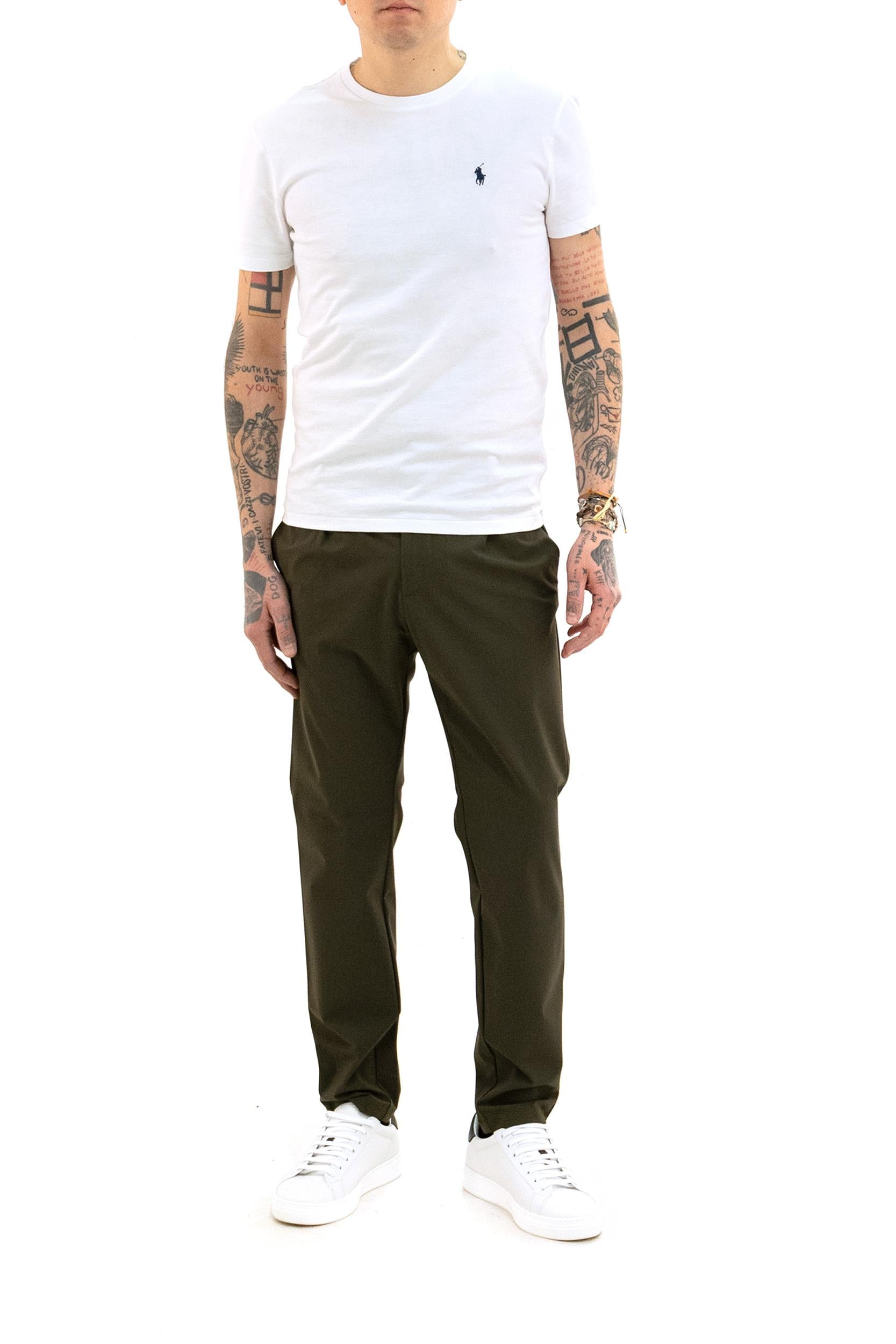 T-shirt in cotone di colore bianco<BR/> FG55TS2054SG 02 KENZO 