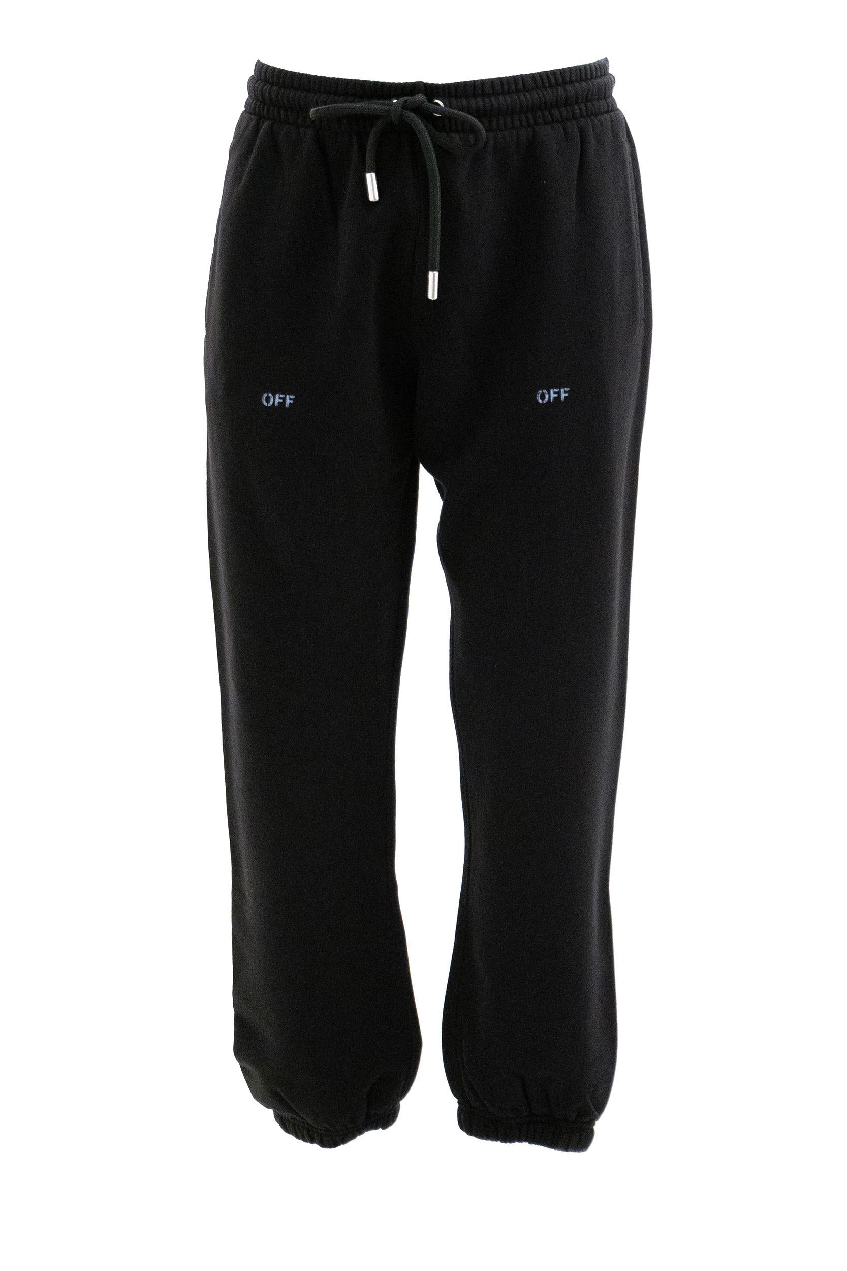 Pantaloni<BR/> OMCH057F25FLE003 1041 OFF WHITE 