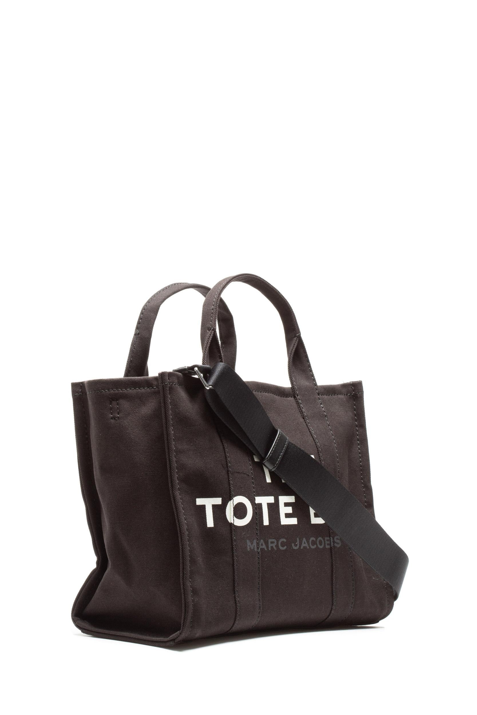 Borsa The Totein tessuto colore nero con logo centrale M0016161 001 MARC JACOBS 