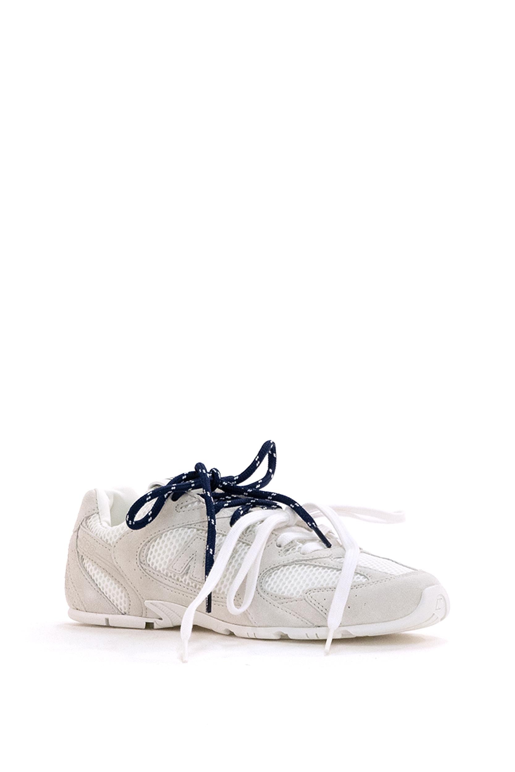 Sneakers New Balance X Miu Miu 530 SL in suede e rete di colore bianco<BR/> 5E165E F BD05 3D8C F0009 MIU MIU 