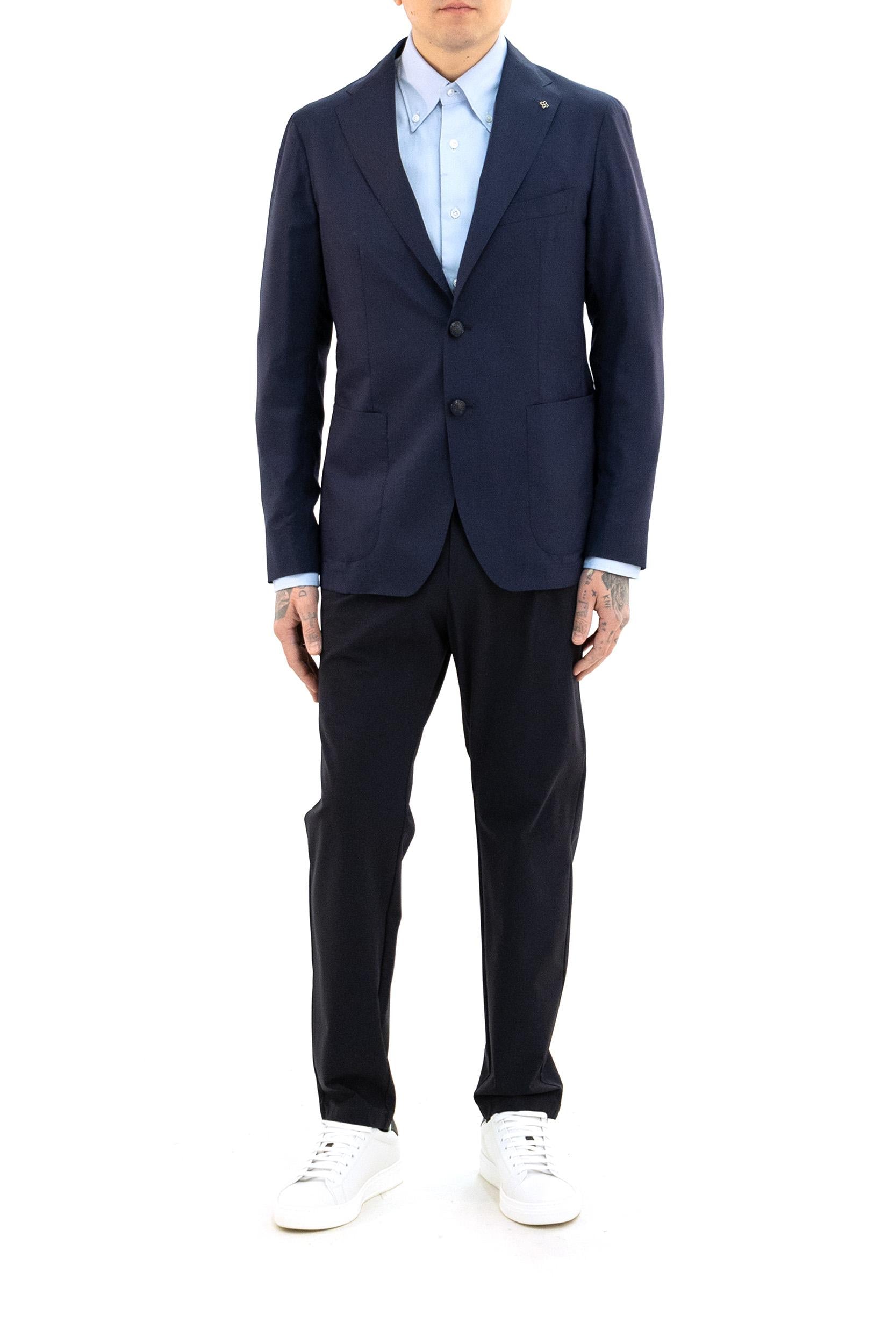 Giacca in Lana e Seta<BR/> 1SMC22K-PE 520109 B1014 TAGLIATORE 