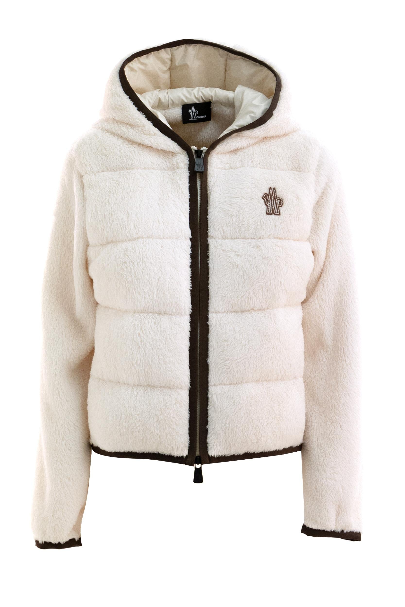 Felpa Imbottita in Polartec® Bianco<BR/> 8G000-22 899ML 034 MONCLER GRENOBLE 