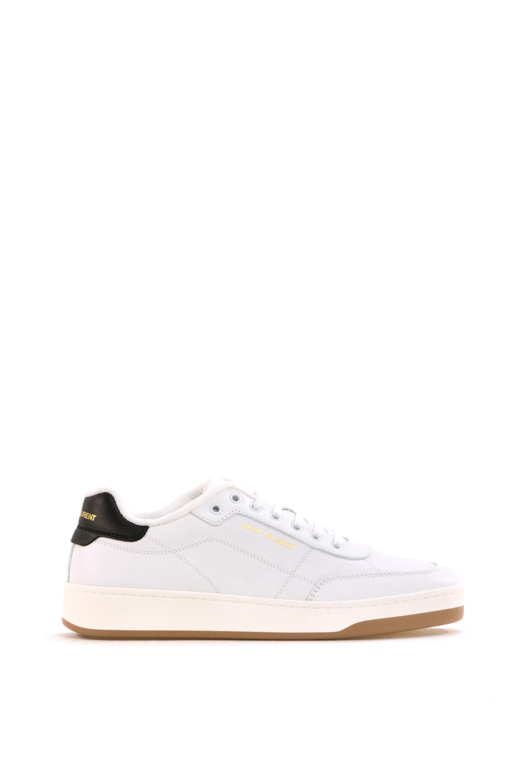 Sneakers SL/61 in pelle di colore bianco<BR/> 819476 00NI0 9061 SAINT LAURENT 