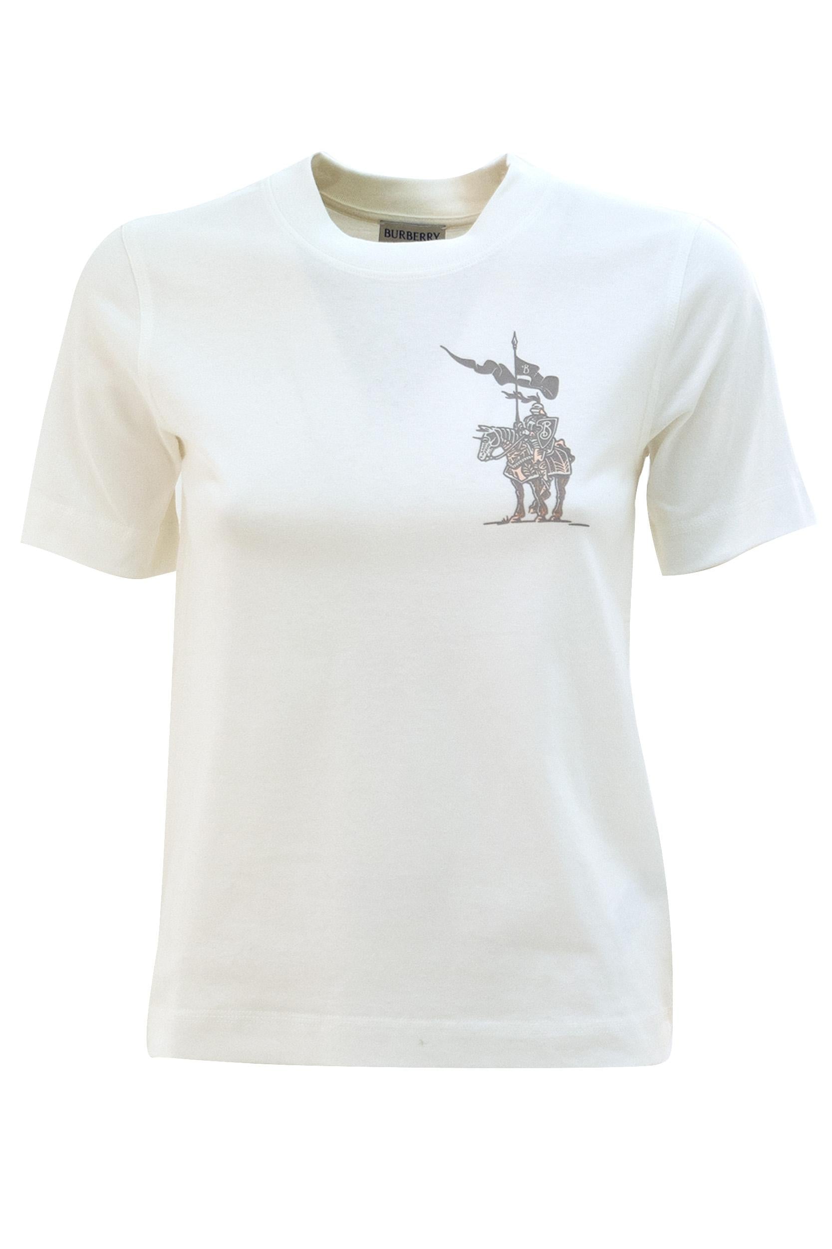 T-shirt<BR/> 8104902 CHALK BURBERRY 