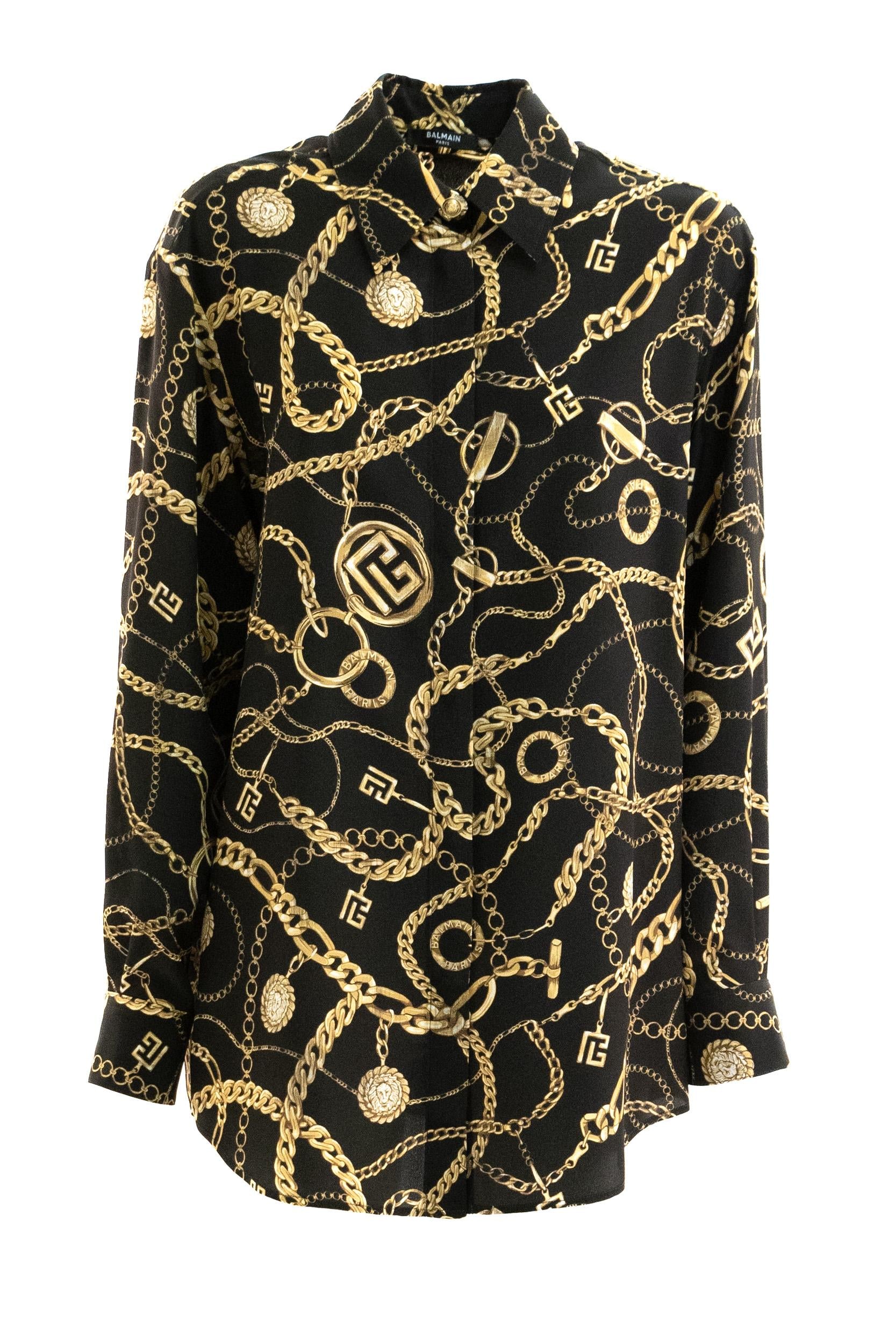 Camicia <BR/> FF1HS435SF00 EAD BALMAIN 