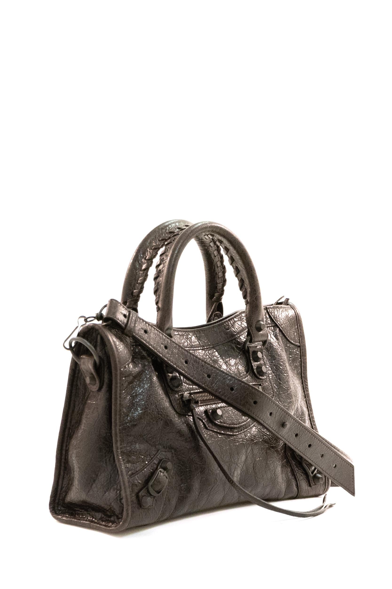 Borsa City in pelle Arena Storico color marrone <BR/> 811442 2ABEK 2221 BALENCIAGA 