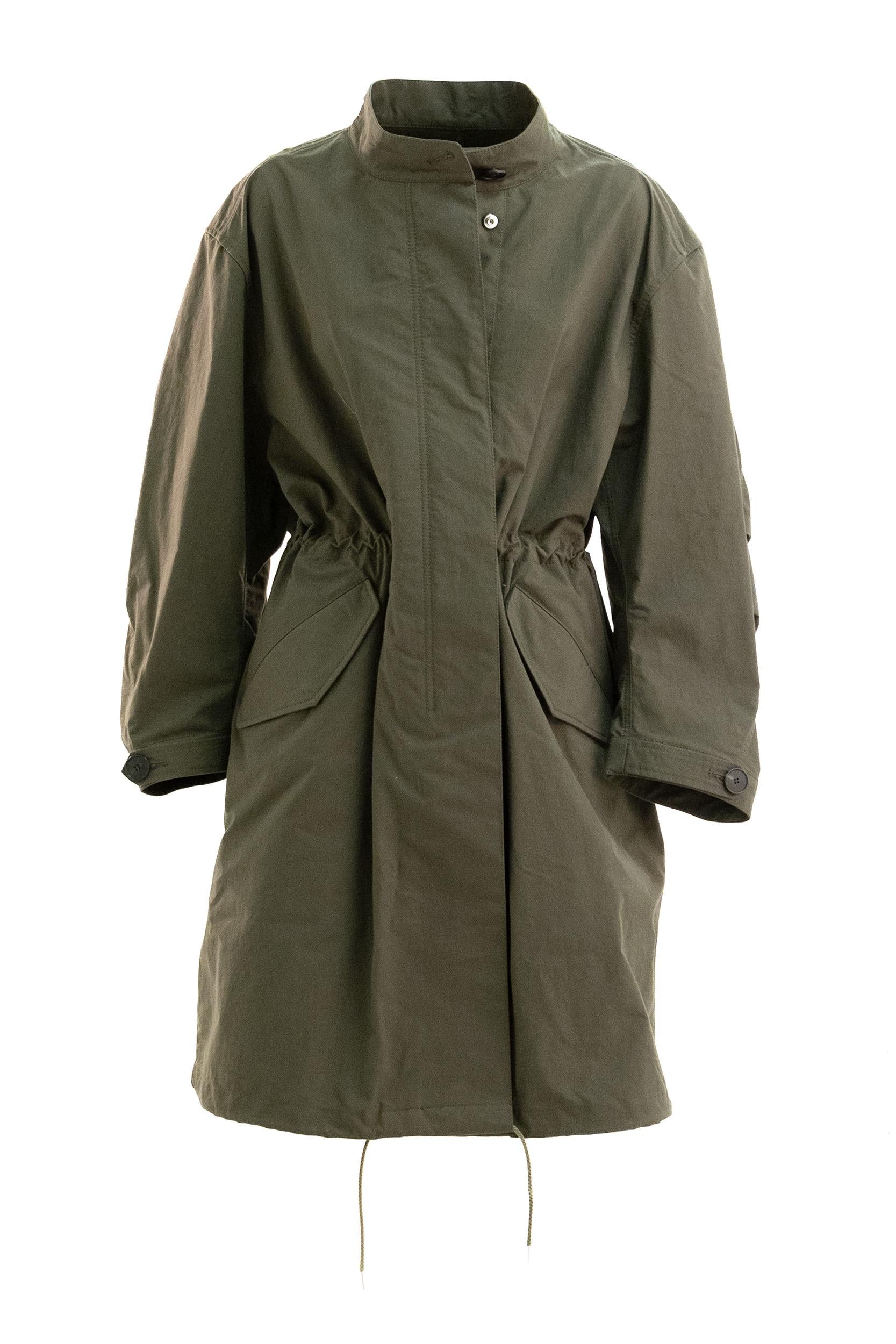 Parka in cotone colore kaki<BR/> BW00T6164Z 305 GIVENCHY 