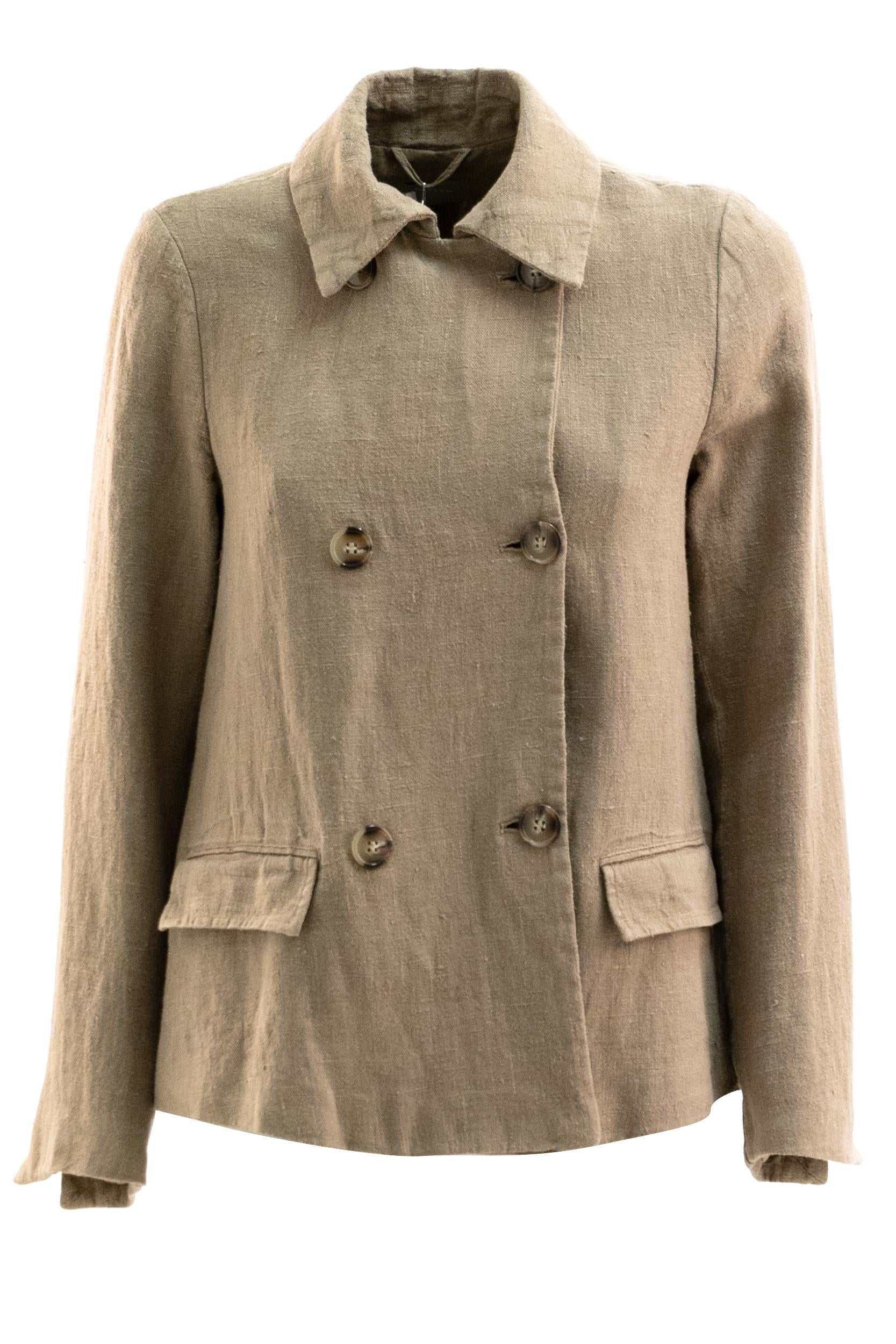 Giacca Doppiopetto in Lino<BR/> KE007MT4502 522 KILTIE 