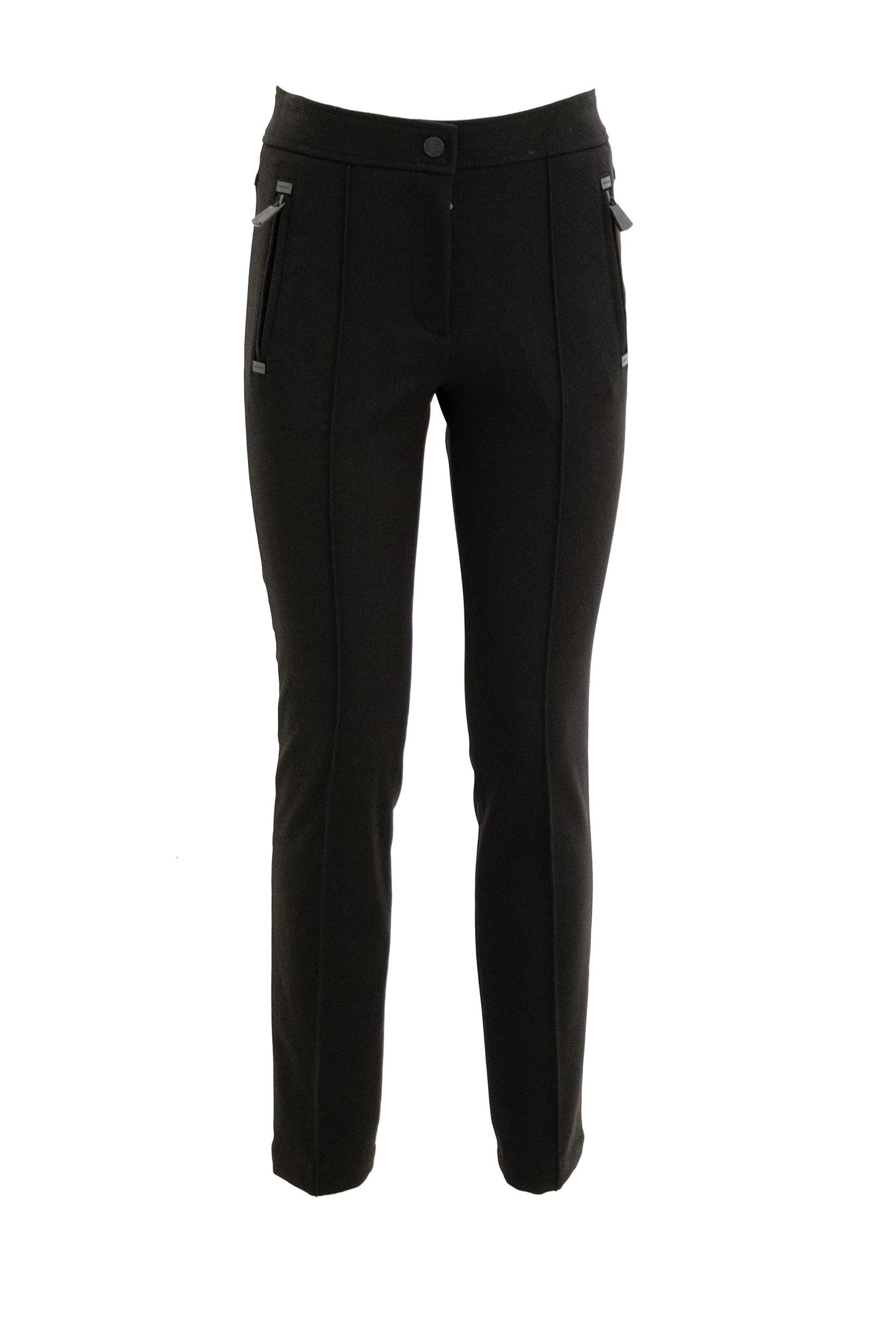Moncler Grenoble pantaloni neri elasticcizati<BR/> 2A000-01 53064 999 MONCLER GRENOBLE 