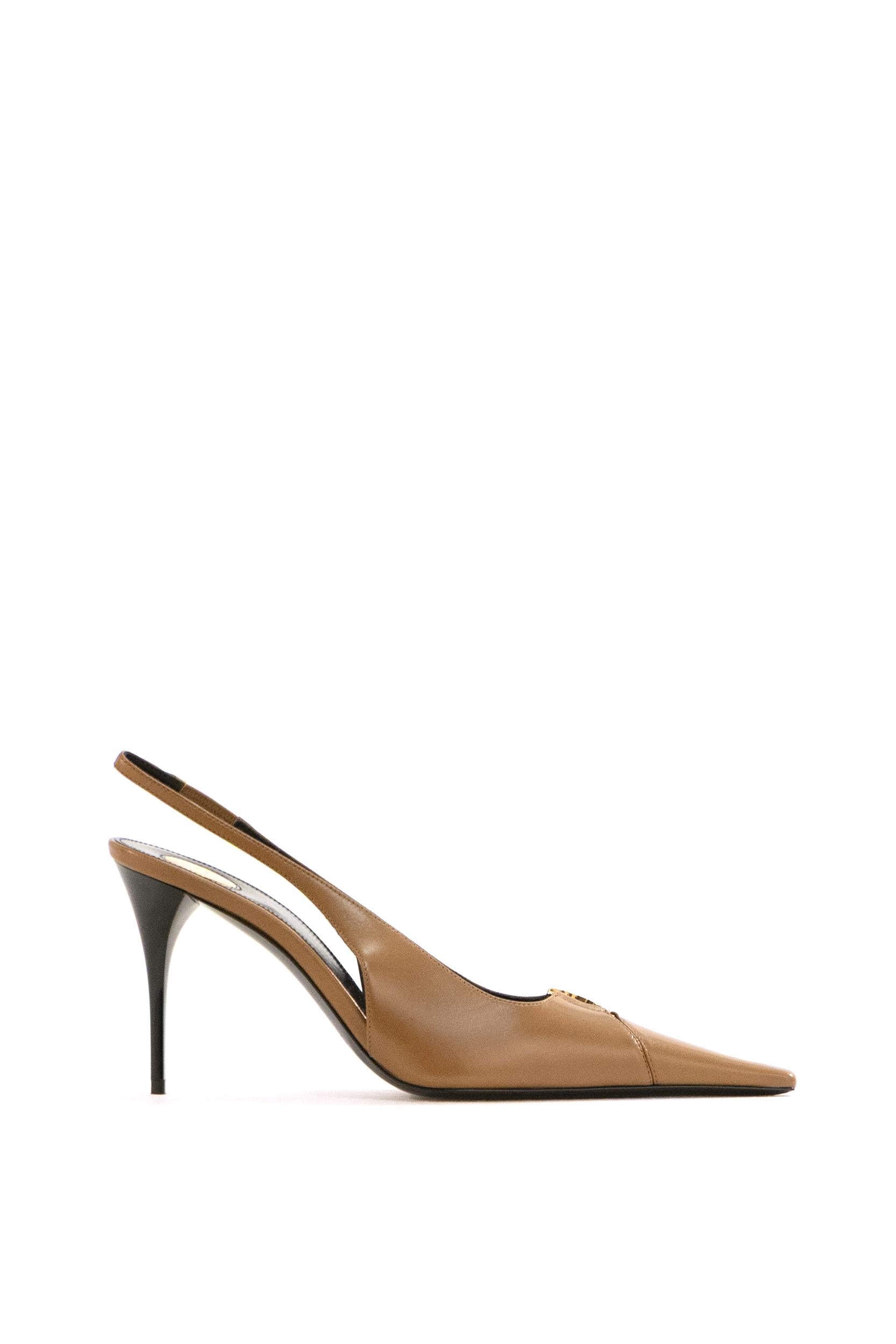 Slingback Babylon in Pelle<BR/> 806685 AADF1 2526 SAINT LAURENT 