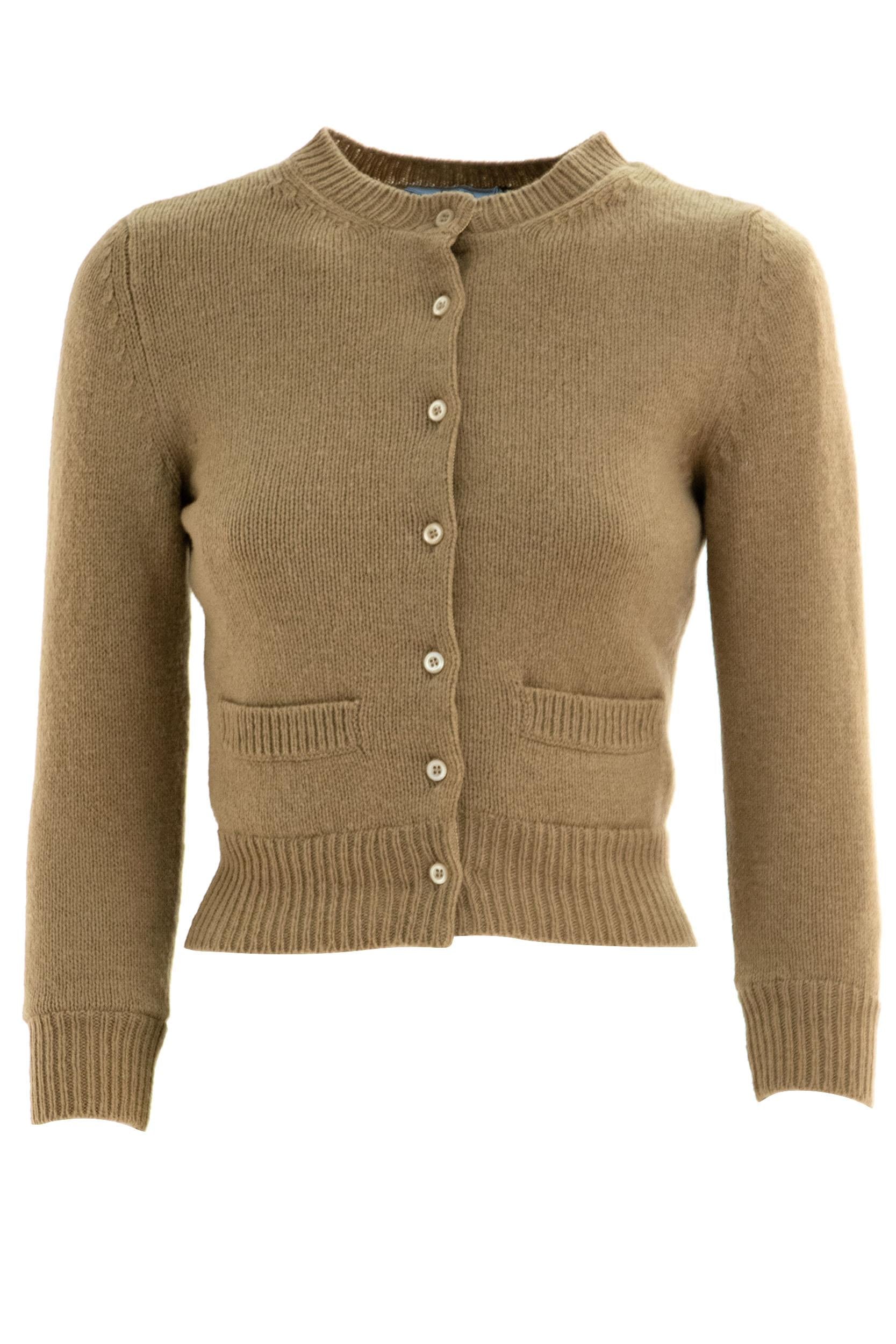 Cardigan<BR/> P25M85 S OOO 15EL F0040 PRADA 