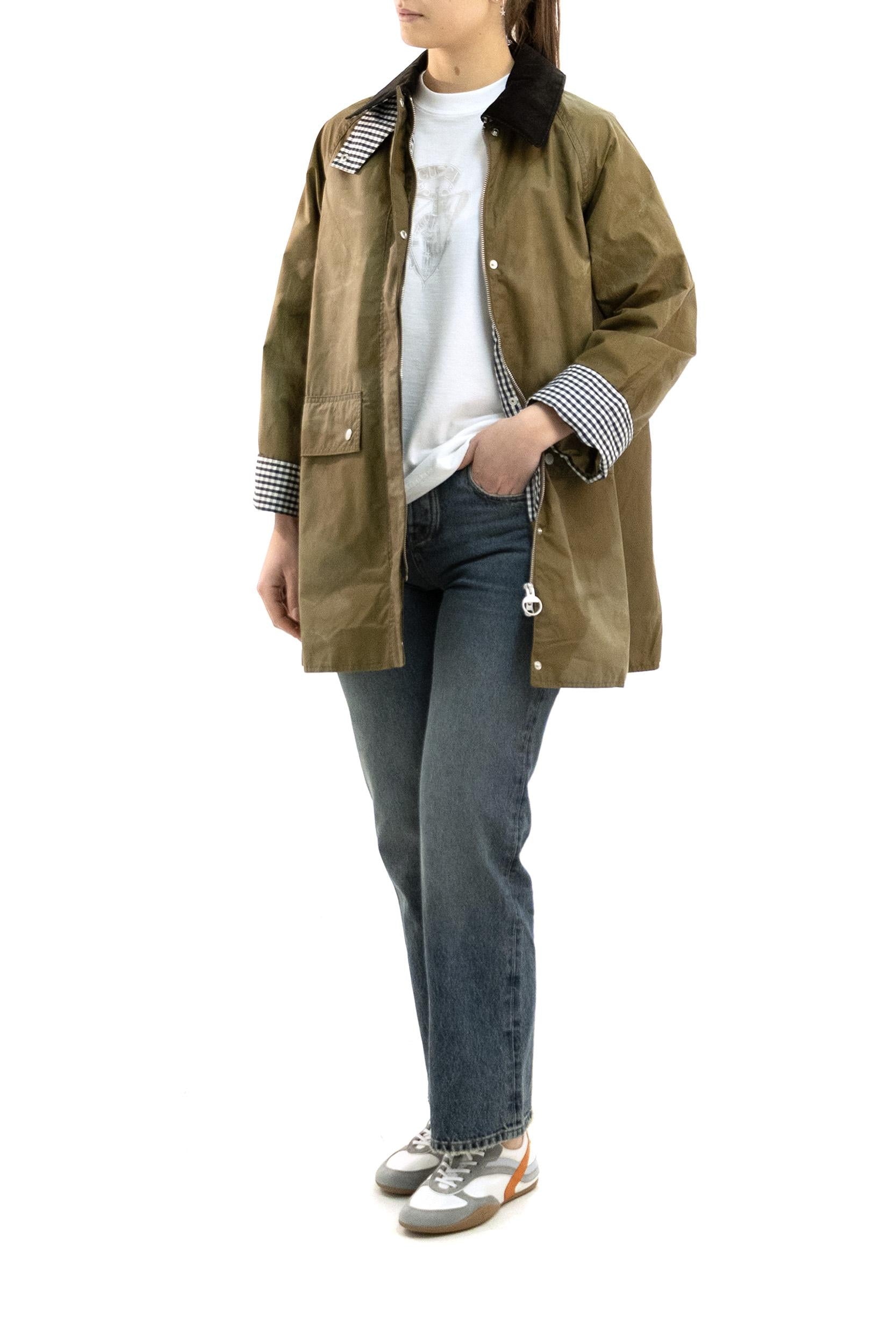 Giacca Wren in Cotone Cerato<BR/> LWX1534 LWX SN31 BARBOUR 