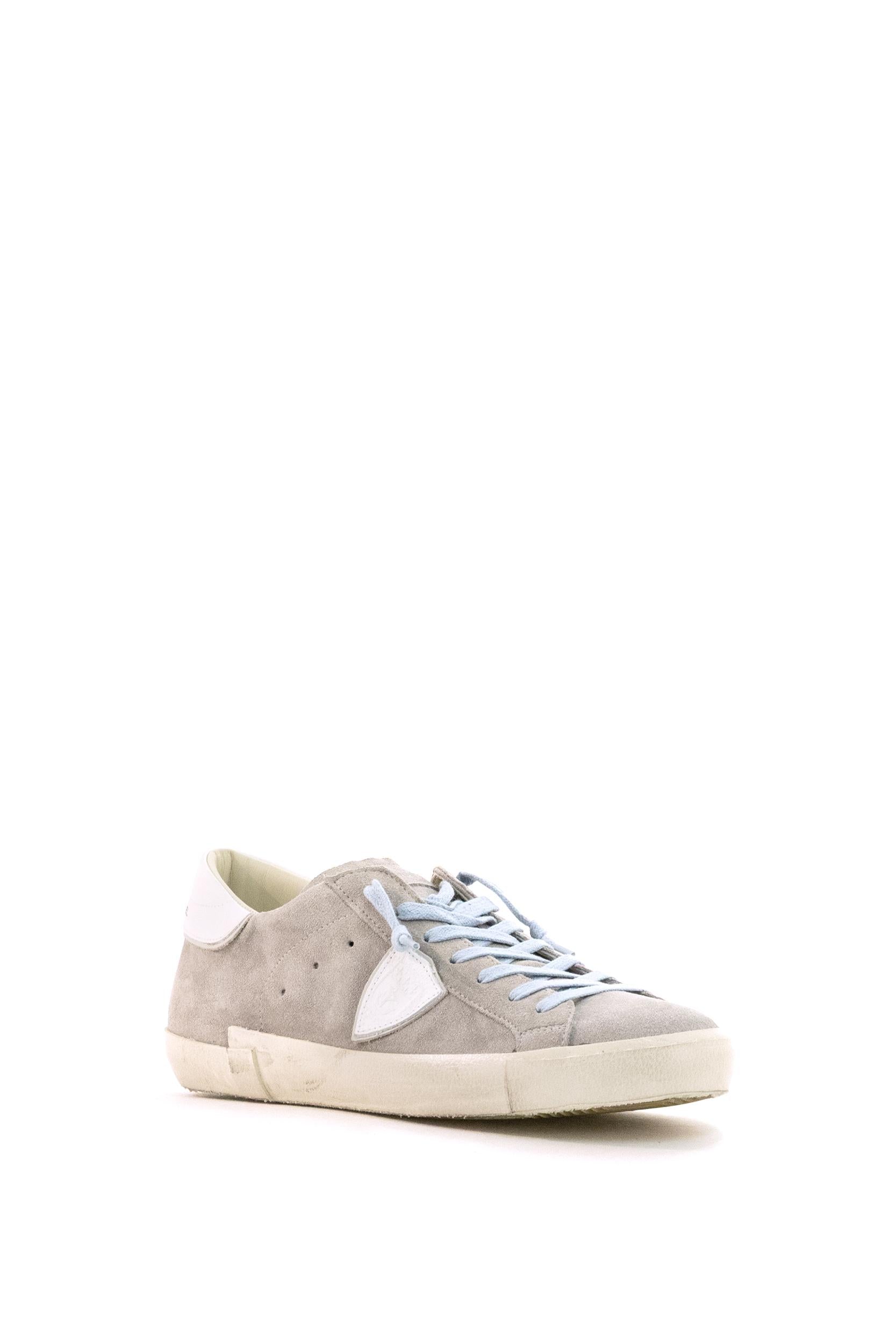 Sneaker Bassa Prsx in Suede<BR/> PRLU XS18 PHILIPPE MODEL 