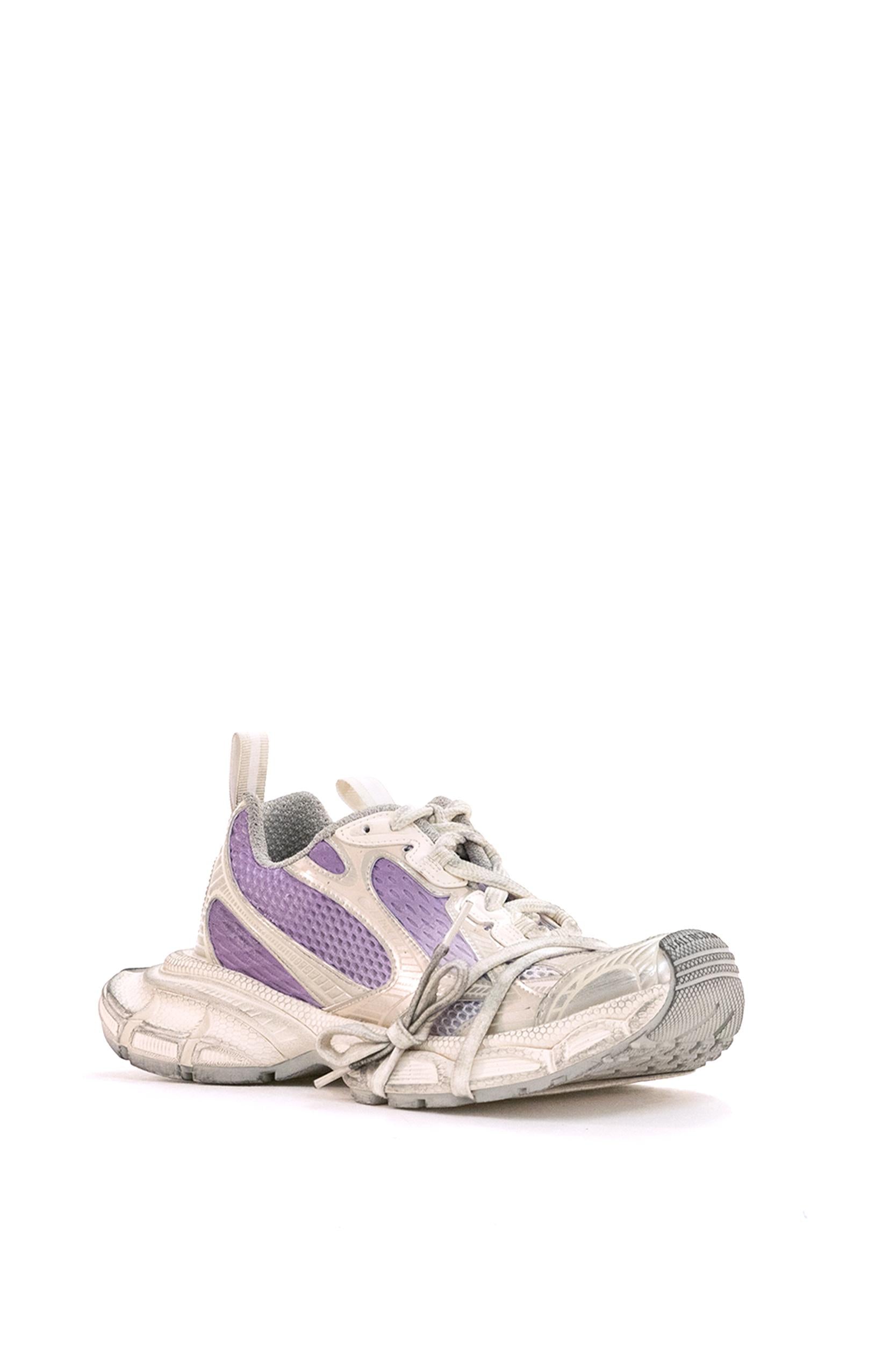 Sneakers 3XL in rete e gomma color grigio/lilla<BR/> 734731 W3XGM 5590 BALENCIAGA 