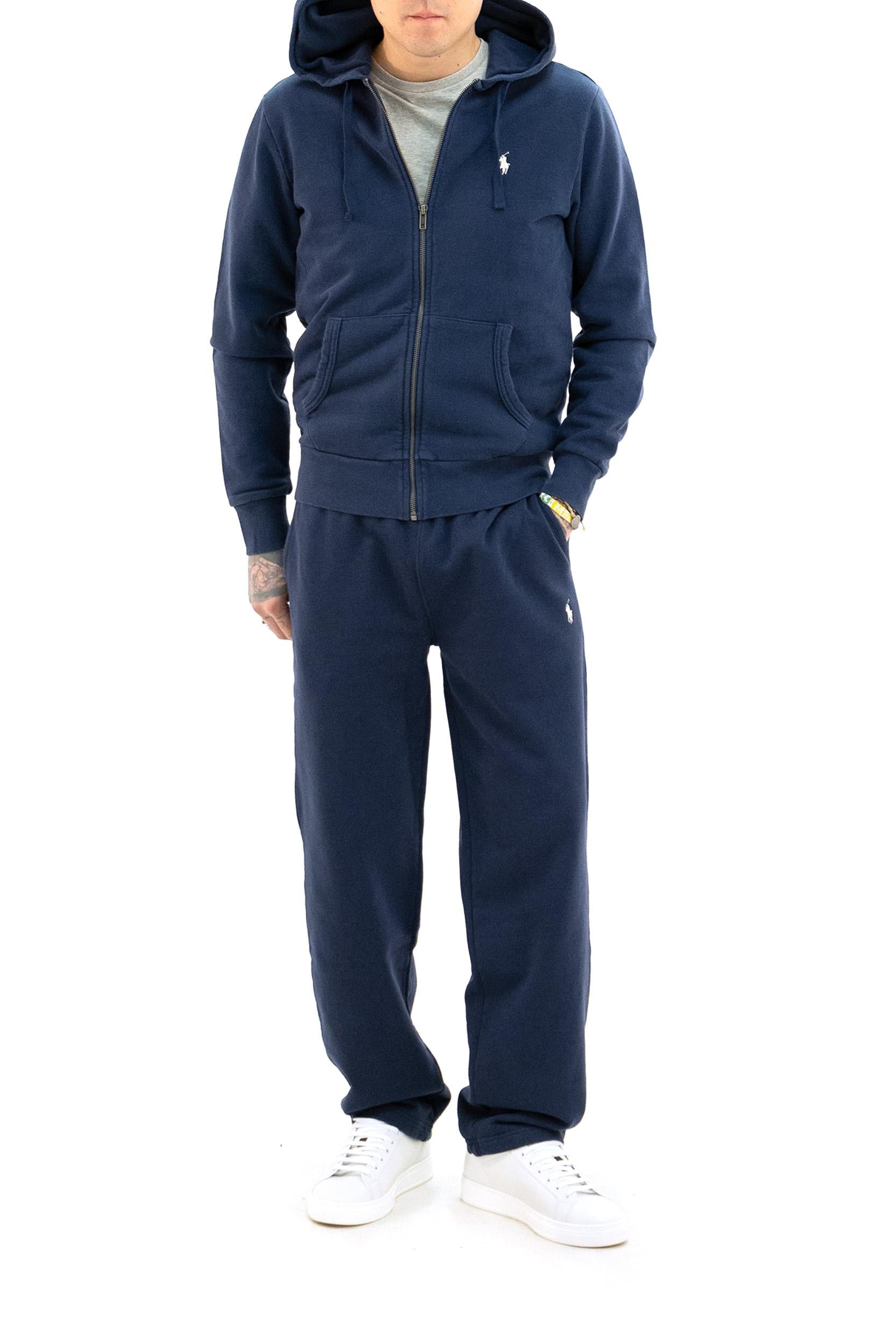 Pantaloni in Felpa Loopback<BR/> 710951756002 NAVY POLO RALPH LAUREN 