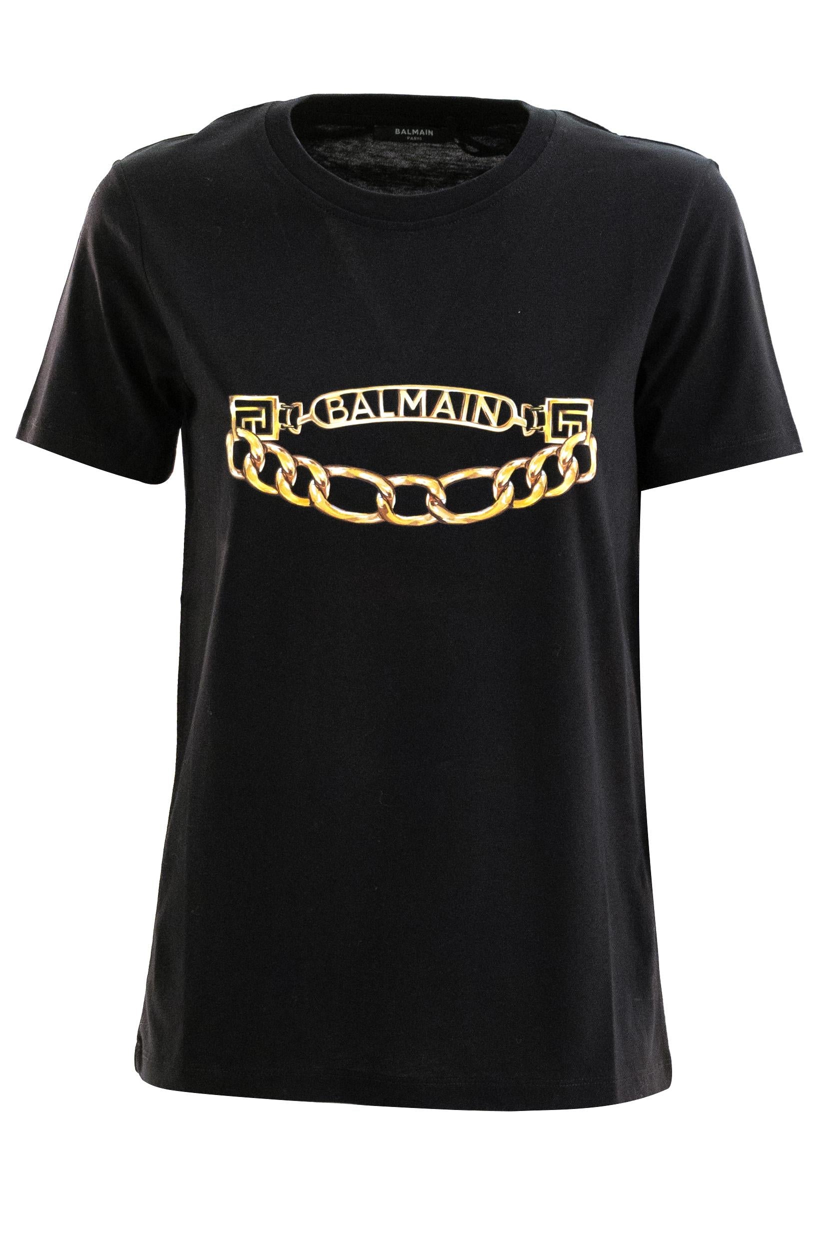T-shirt<BR/> FF1EF004GE97 EAD BALMAIN 
