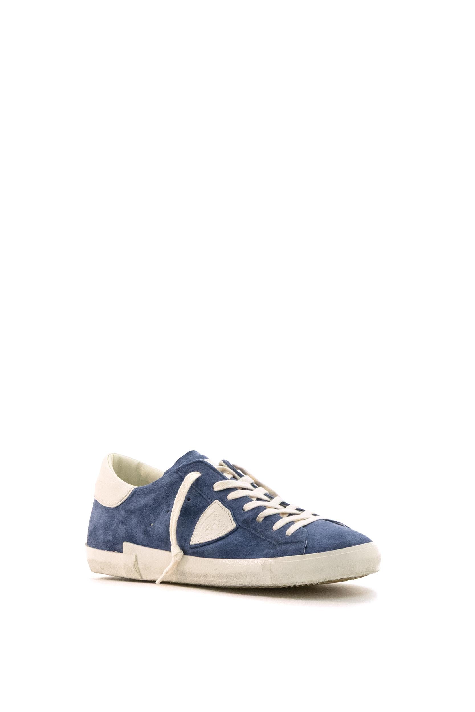 Sneaker Bassa Prsx in Suede<BR/> PRLU XS12 PHILIPPE MODEL 