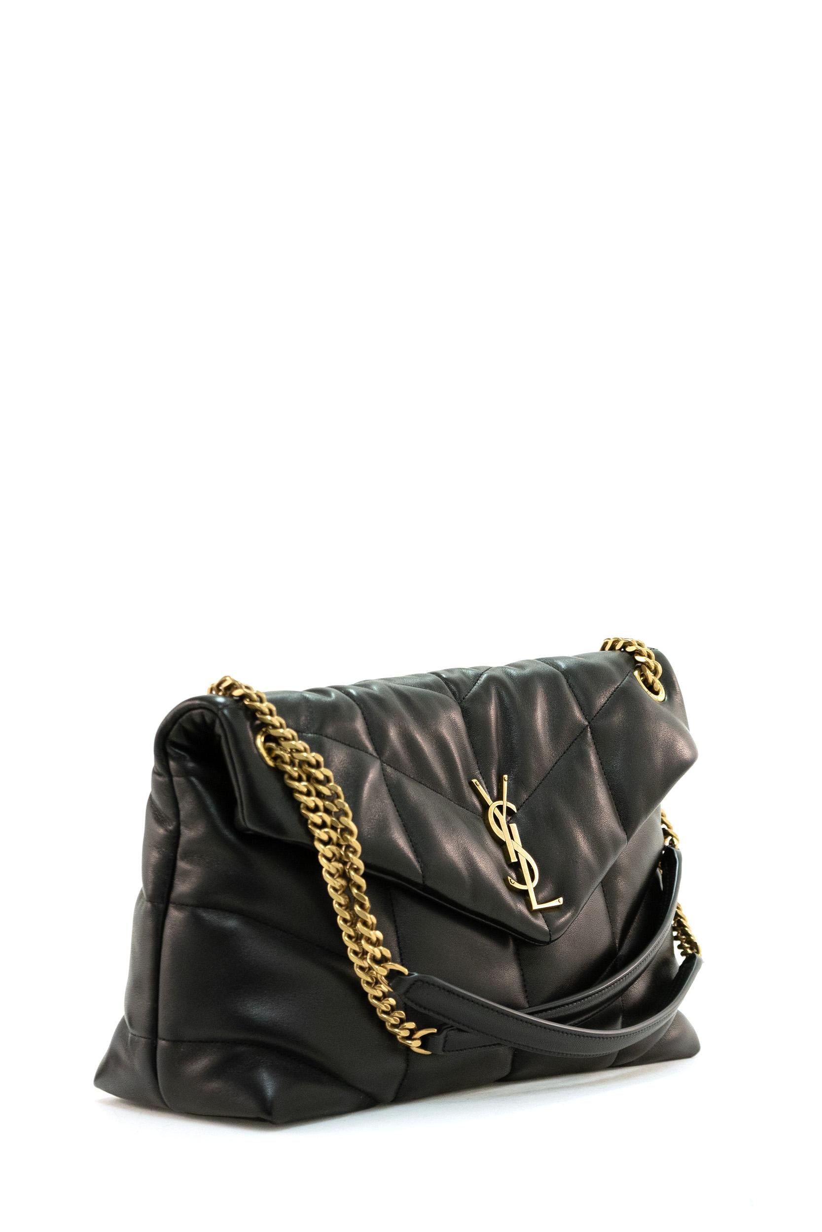 Borsa Puffer Media 577475 1EL00 1000 SAINT LAURENT 