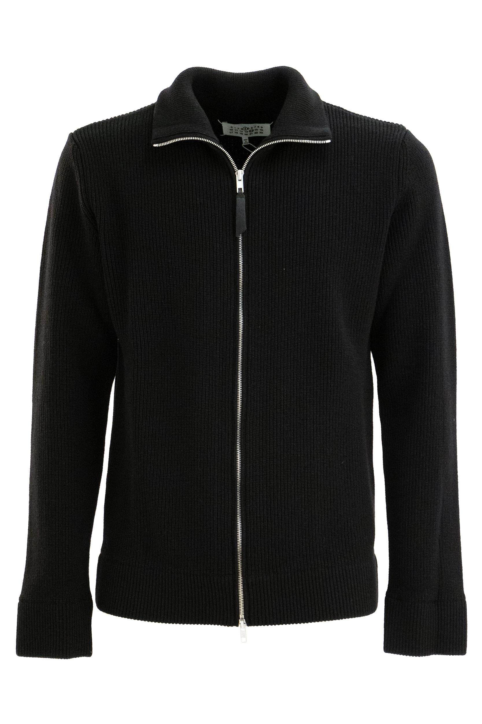 Cardigan<BR/> SI1HA0013 S17781 900F MAISON MARGIELA 