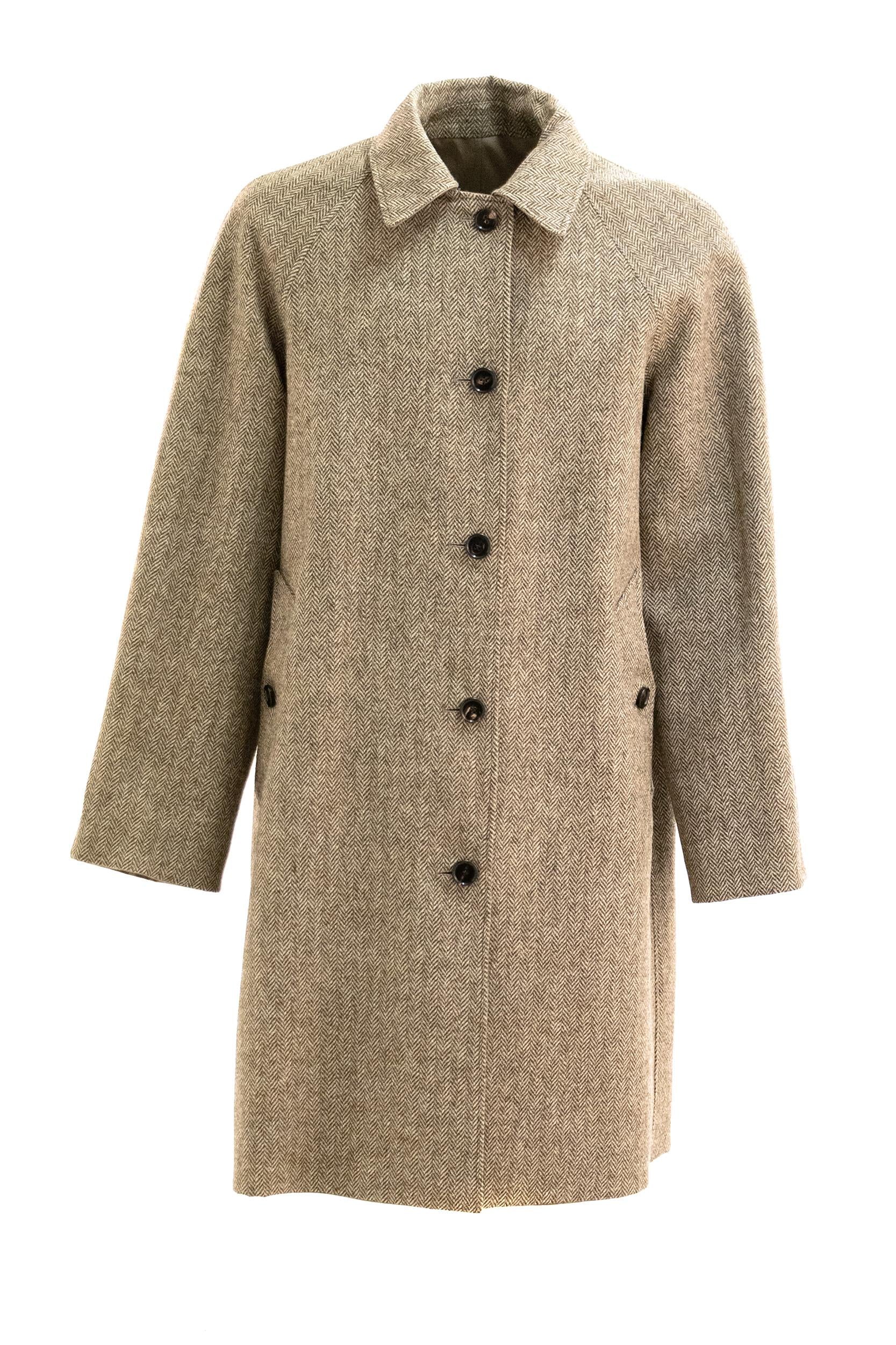 Car coat Dual Burberry reversibile color marrone<BR/> 8117693 CLAY BROWN BURBERRY 