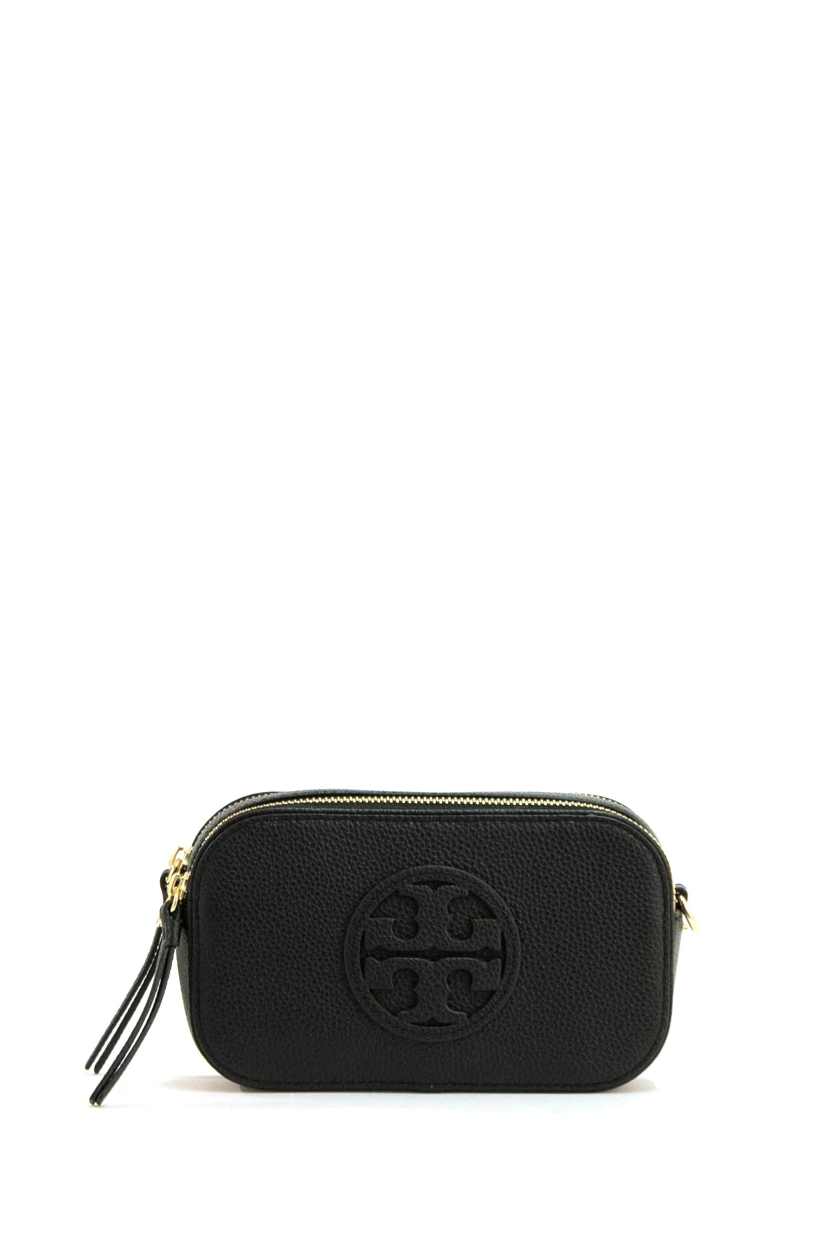 Borsa Mini Miller in pelle martellata di colore nero<BR/> 171956 001 TORY BURCH 