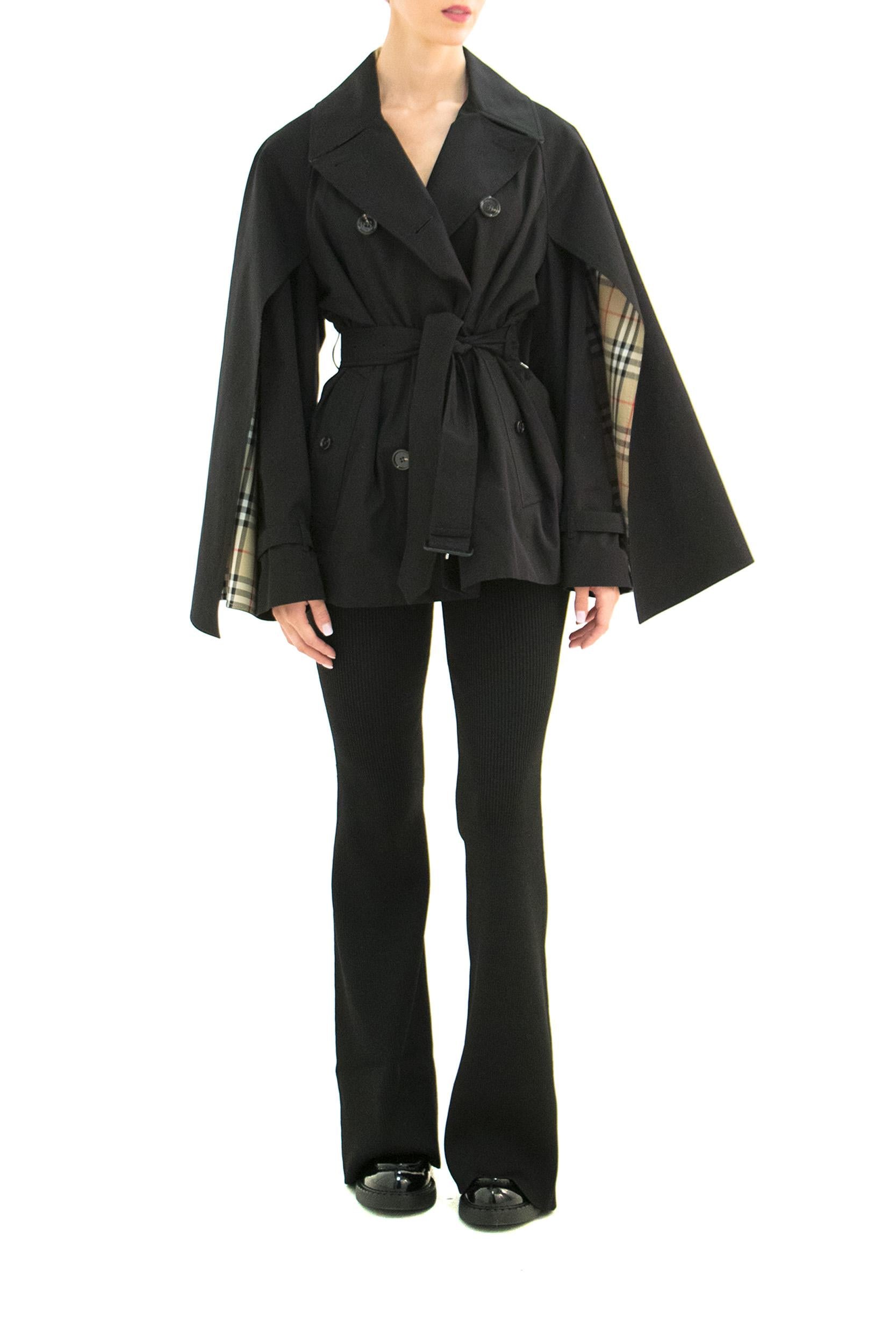 Giacca trench <BR/> 8071137 BLACK BURBERRY 
